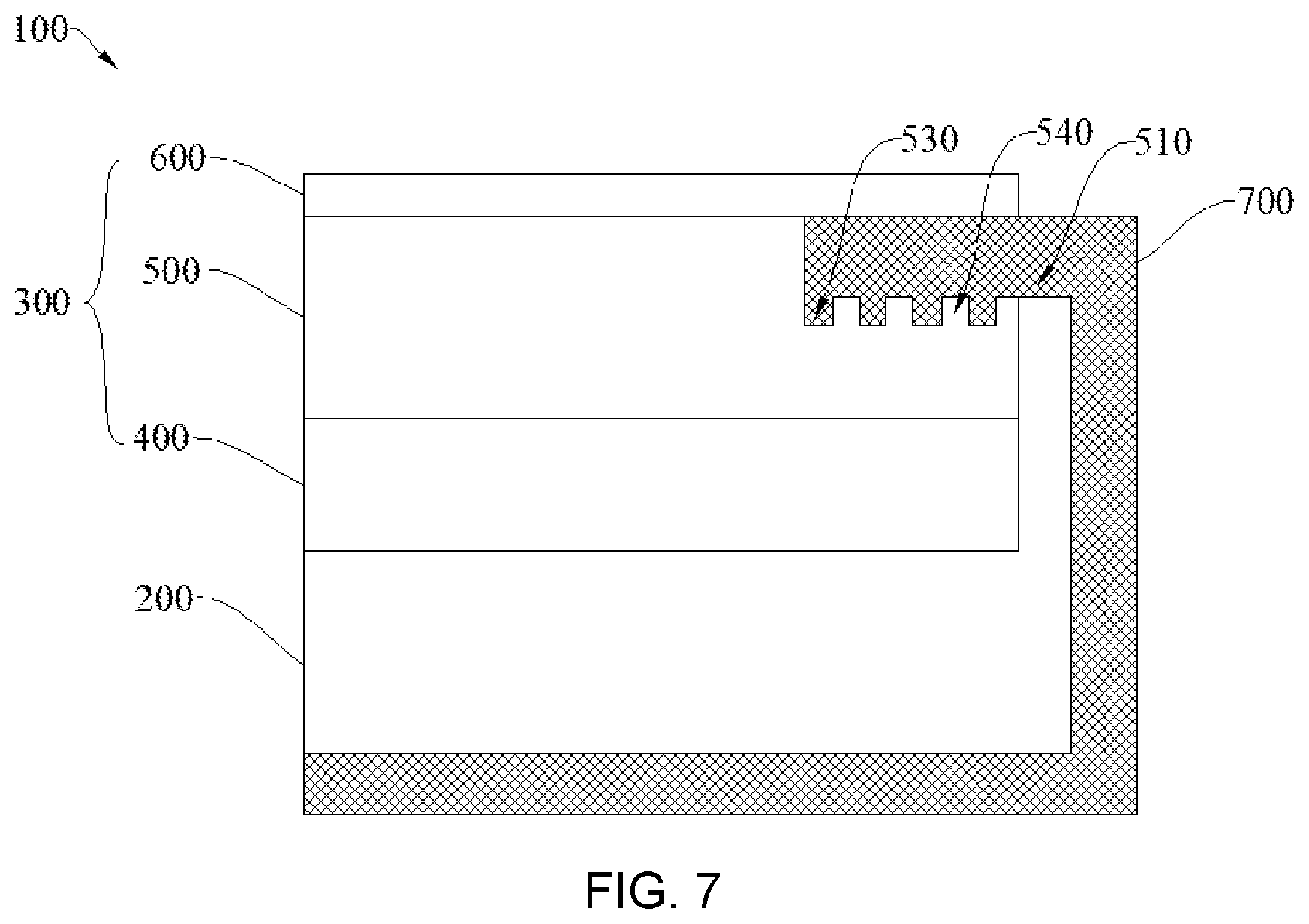 Patent US12332474 Figure 7 – Display device and manufacturing method thereof