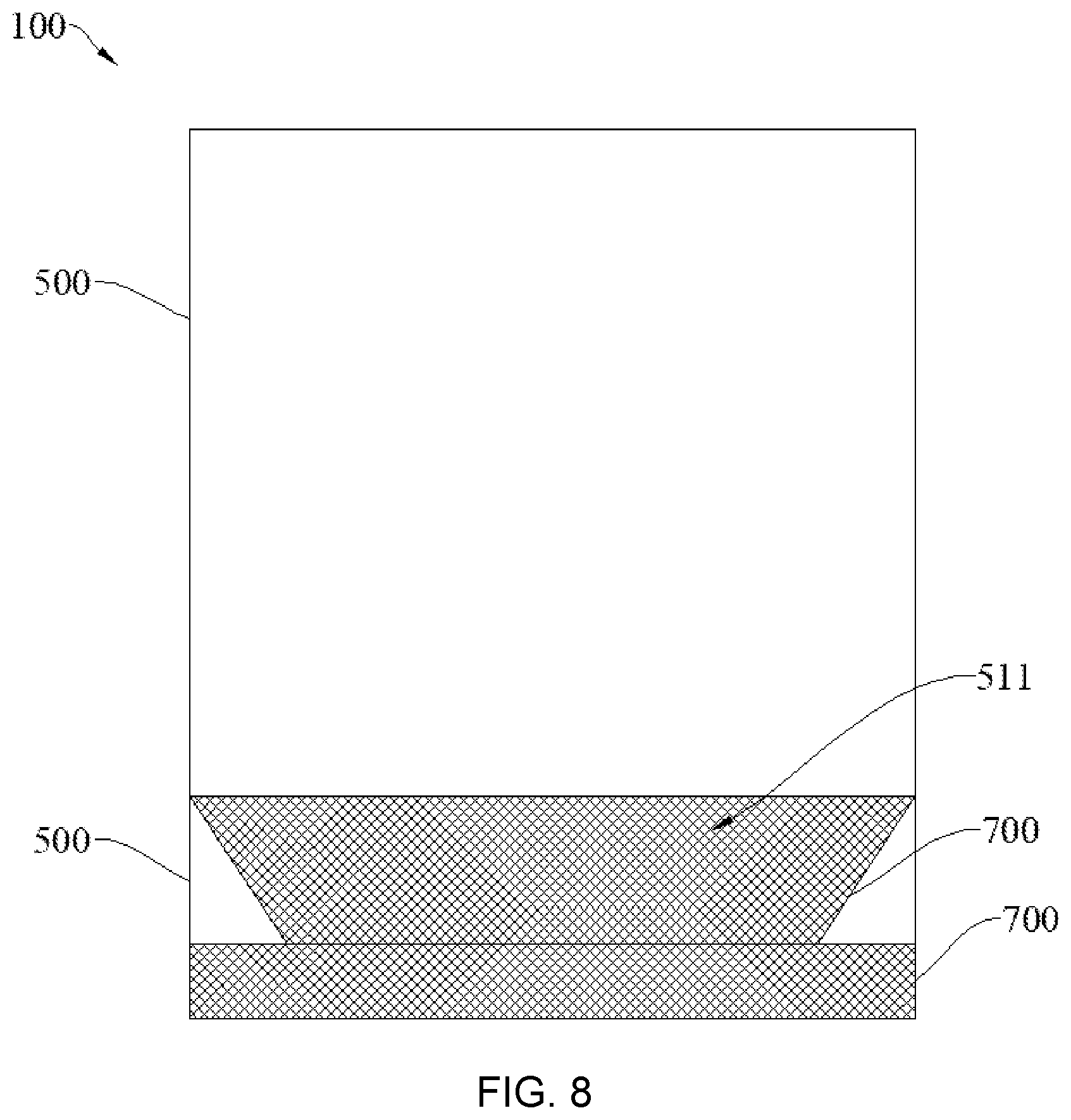Patent US12332474 Figure 8 – Display device and manufacturing method thereof
