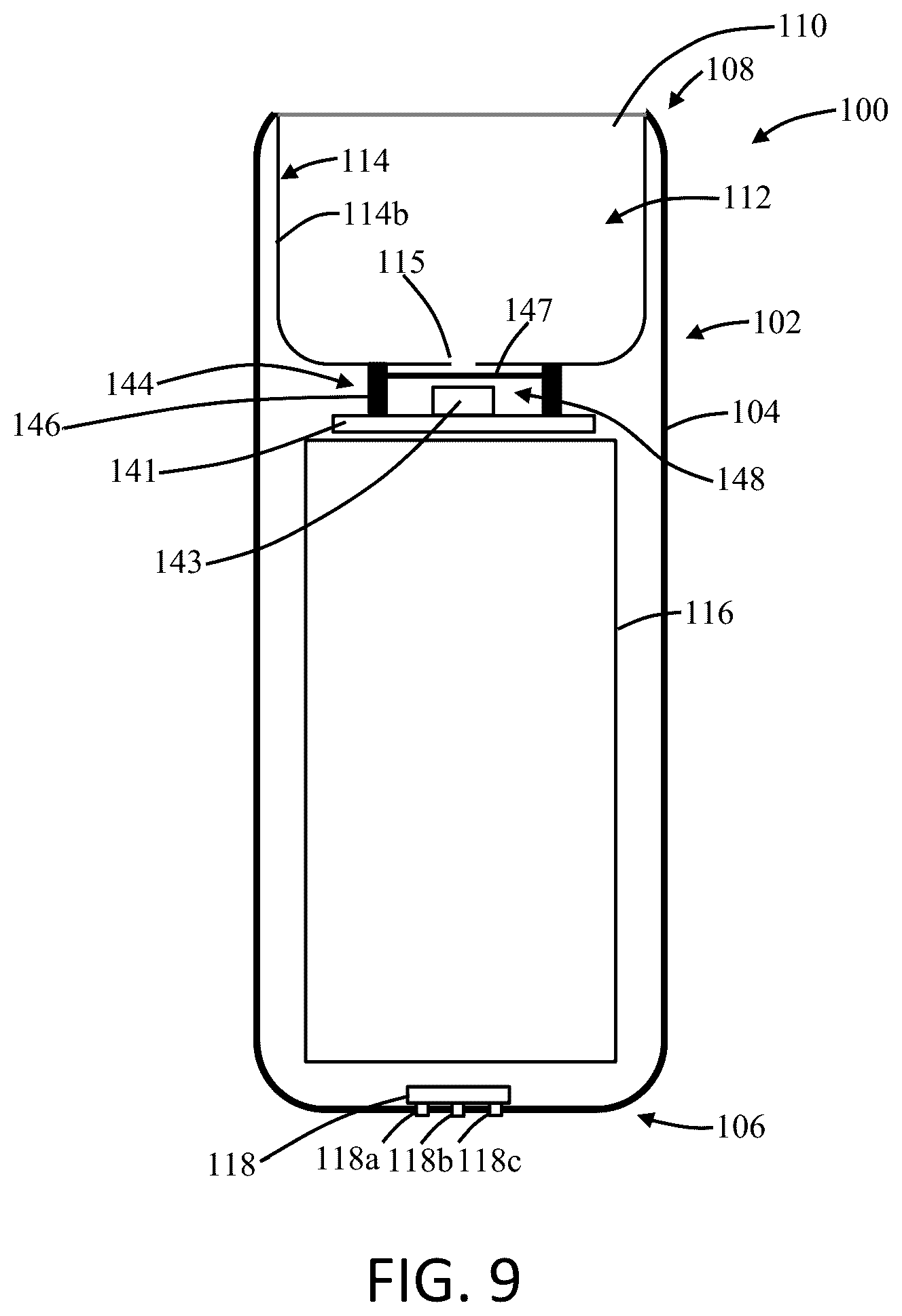 Patent US12332475 Figure 7 – Aerosol delivery device