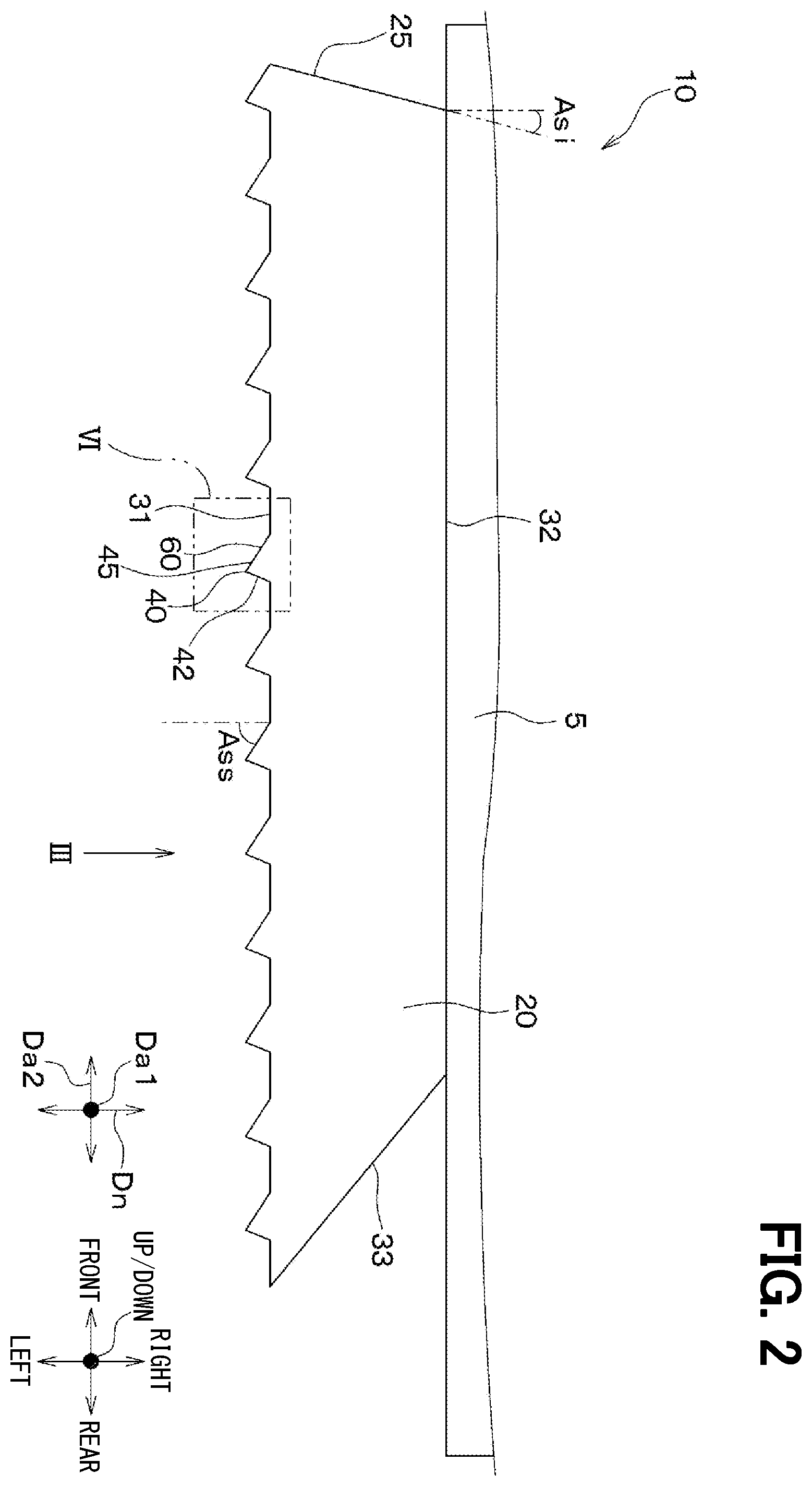 Patent US12332482 Figure 2 – Optical member