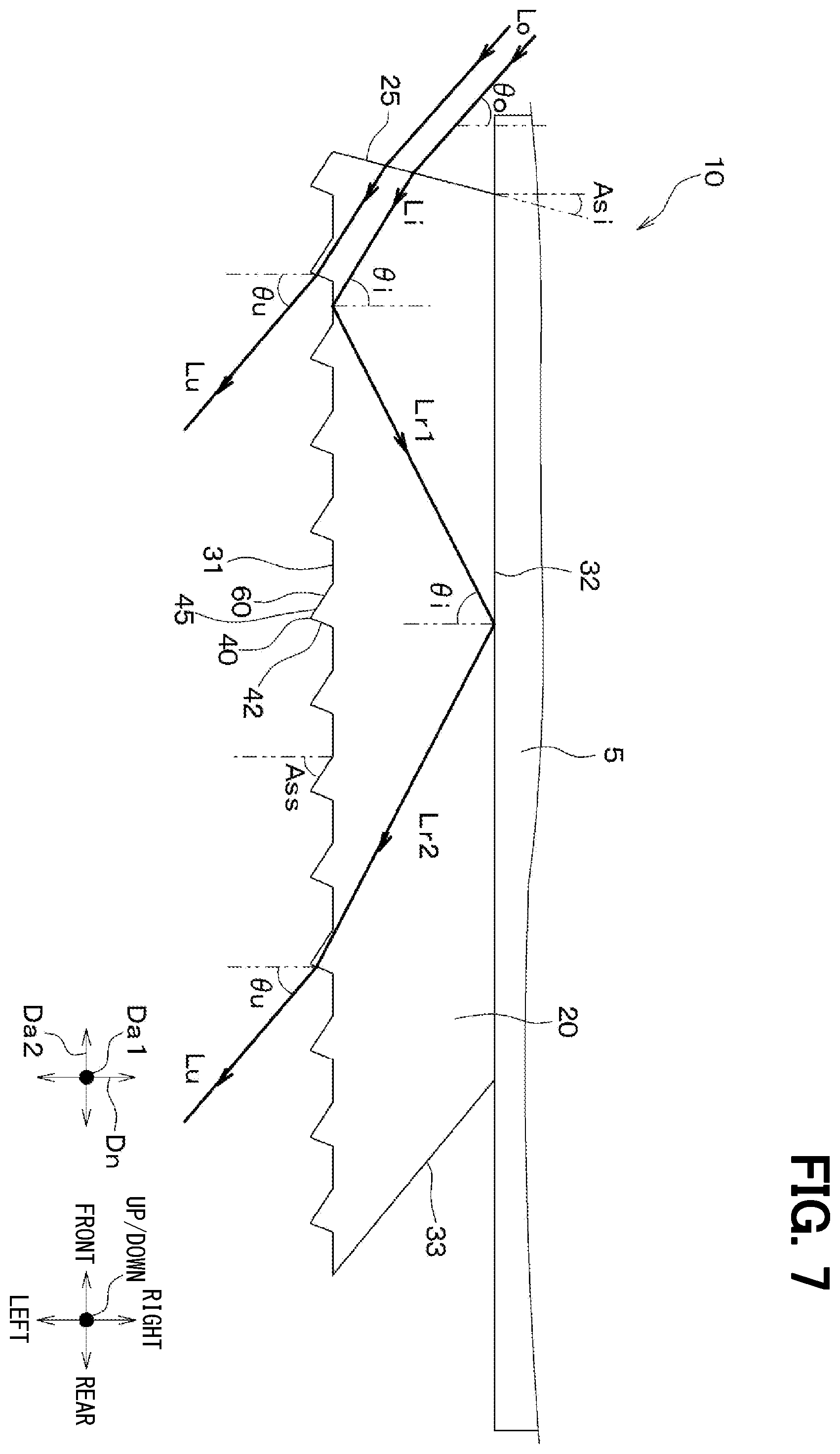 Patent US12332482 Figure 7 – Optical member