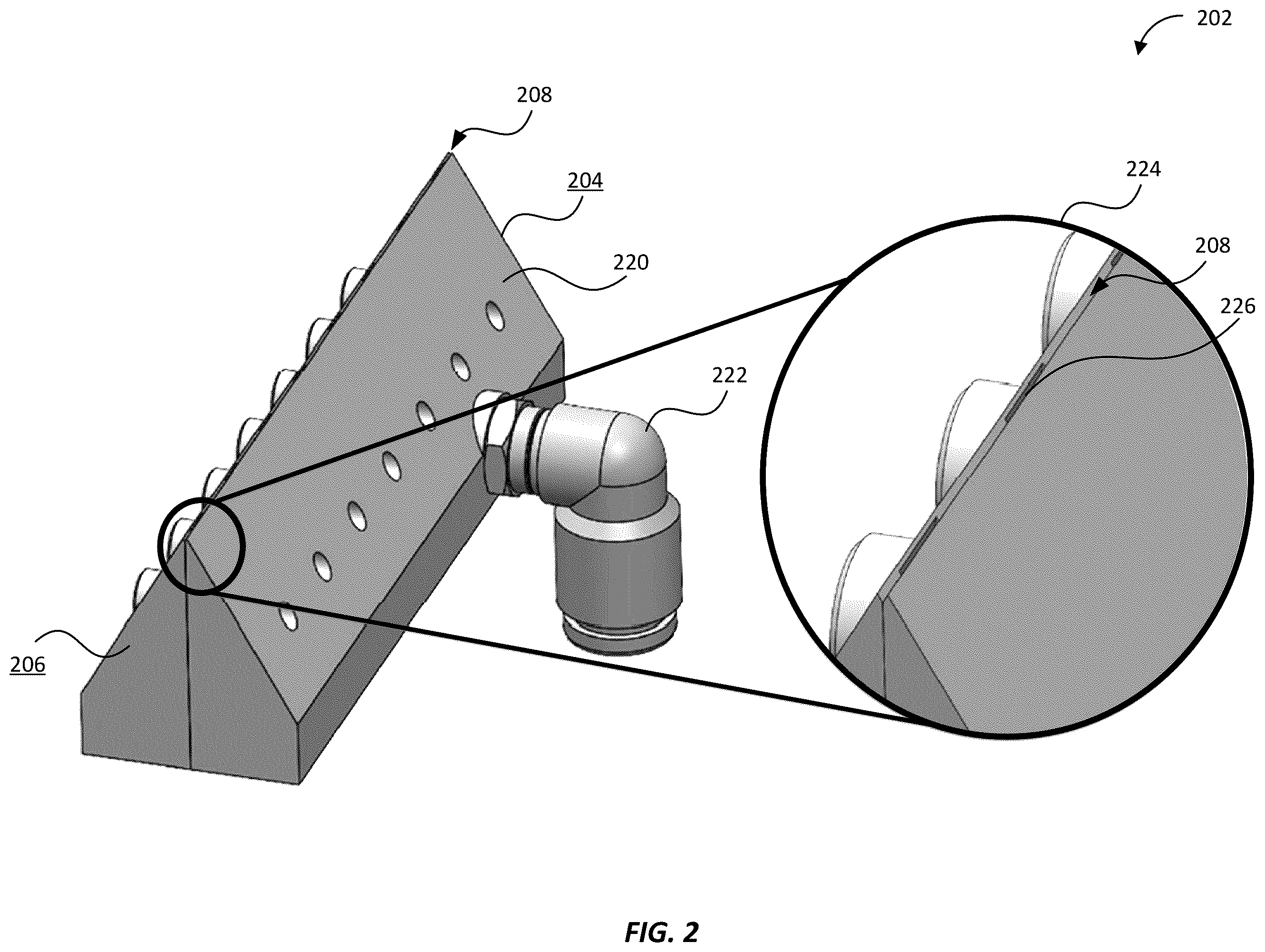 Patent US12332485 Figure 2 – Methods and systems for alignment and positioning of optical fibers