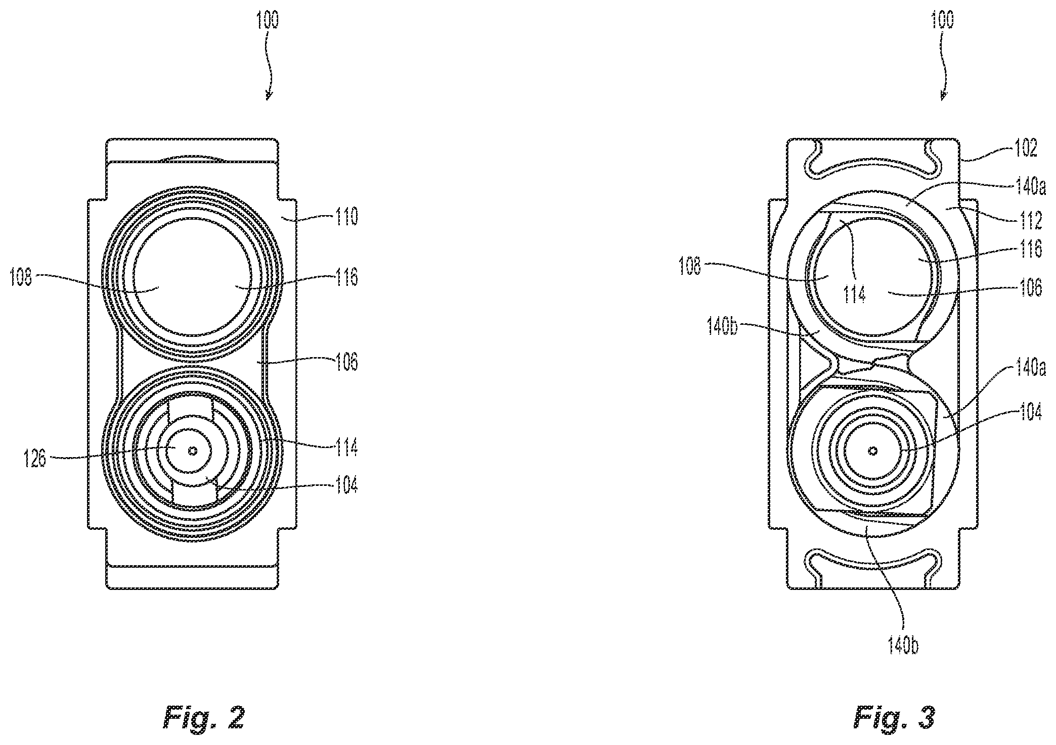 Patent US12332486 Figure 2 – Ferrule seating features for a fiber optic connector