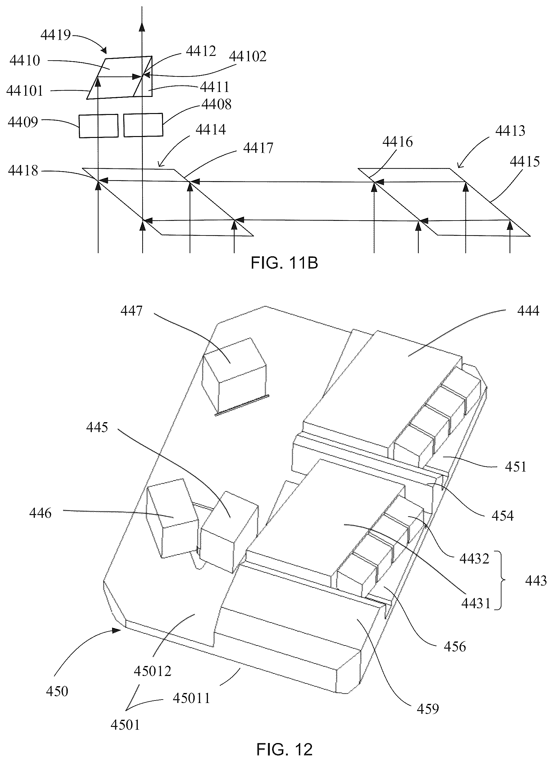 Patent US12332487 Figure 8 – Optical module