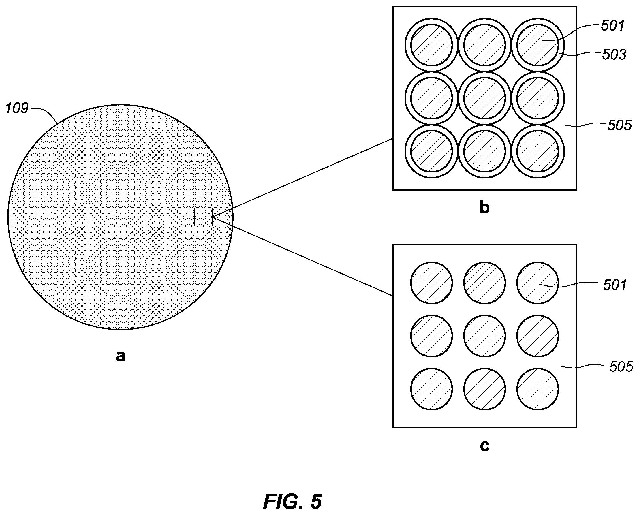 Patent US12332488 Figure 5 – MicroLED parallel optical interconnects