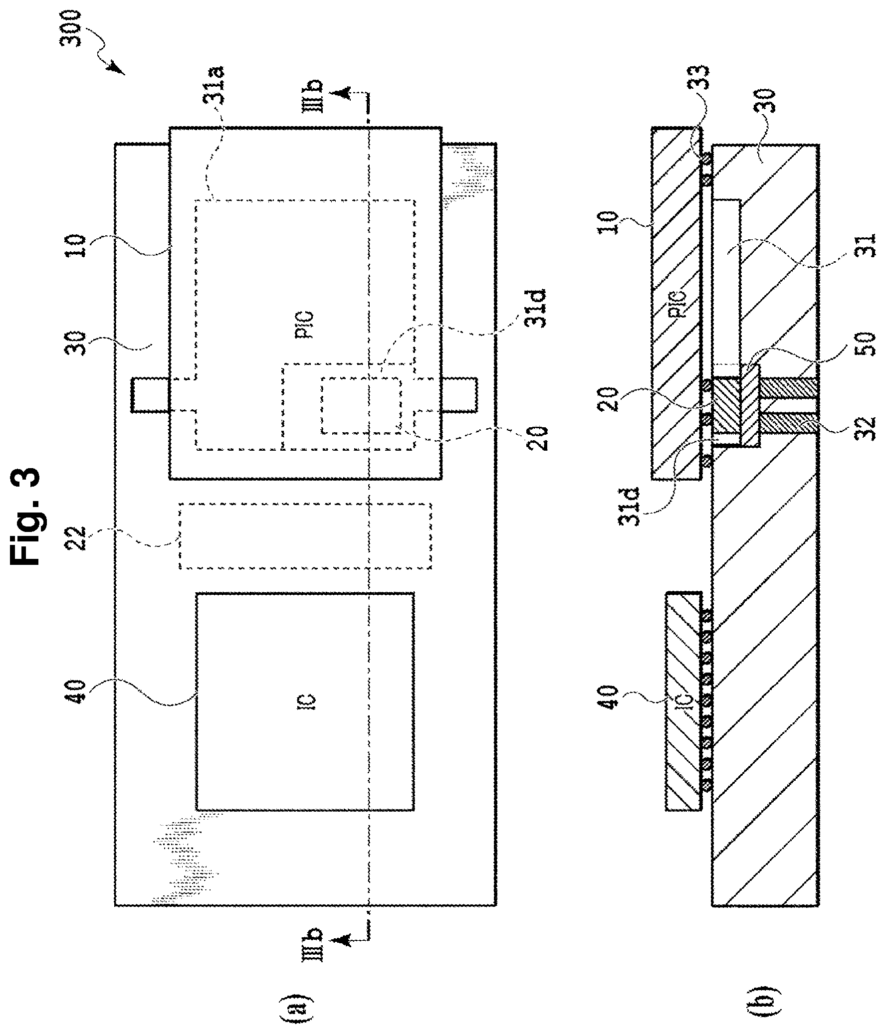 Patent US12332489 Figure 3 – Opto-electronic integrated module