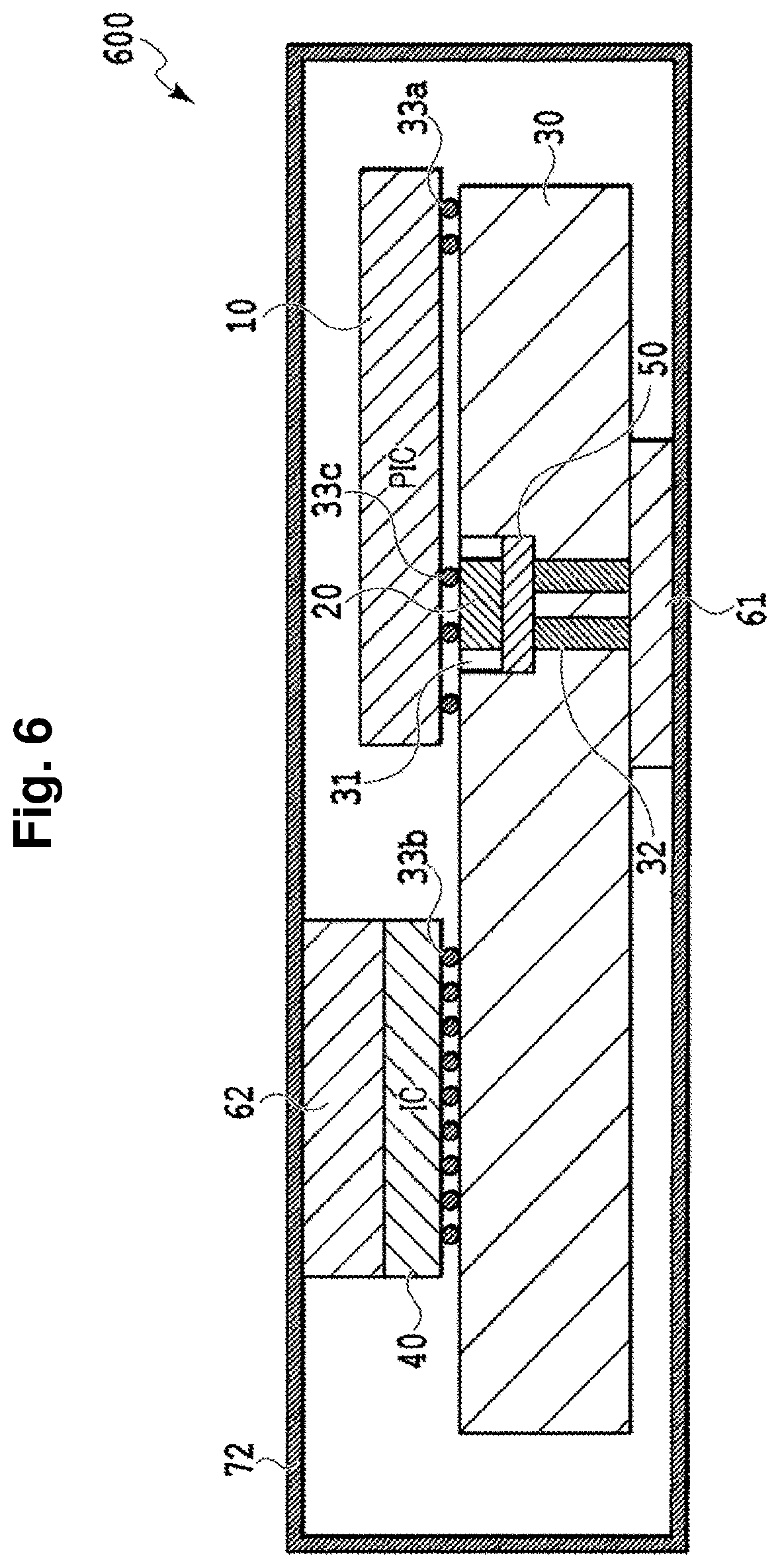 Patent US12332489 Figure 6 – Opto-electronic integrated module