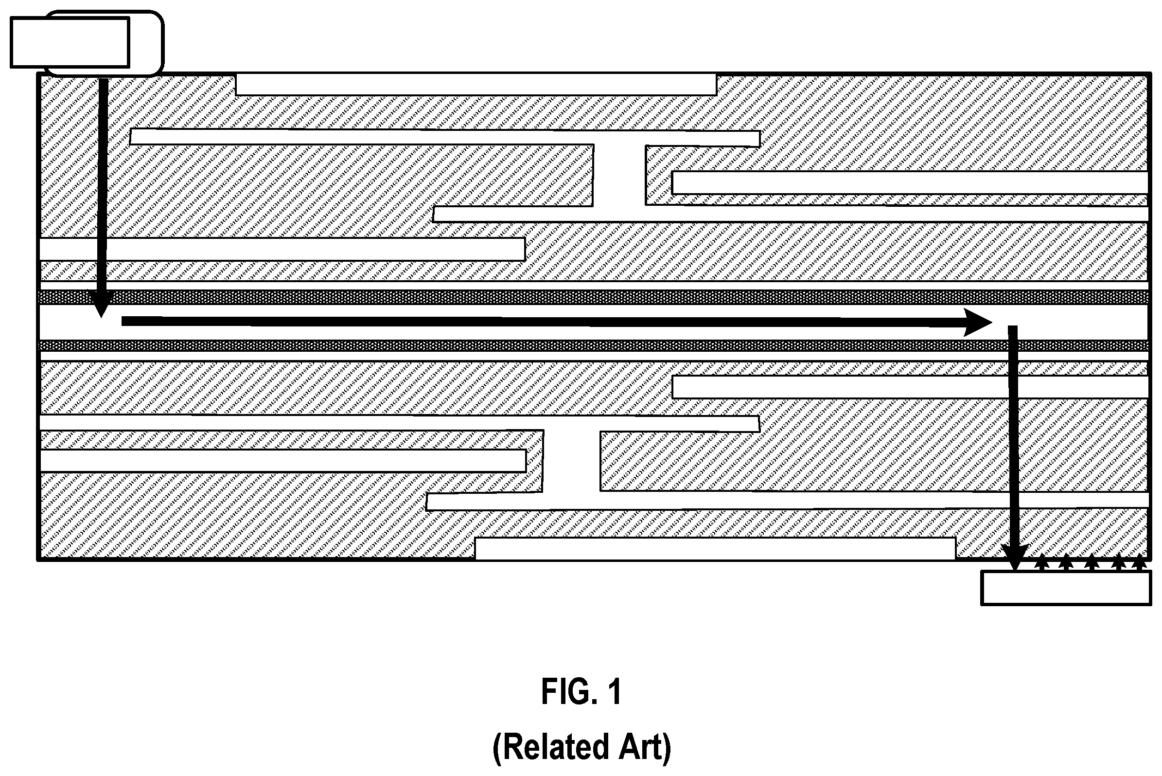 Patent US12332490 Figure 1 – Media adaptor for multimode waveguide interconnects