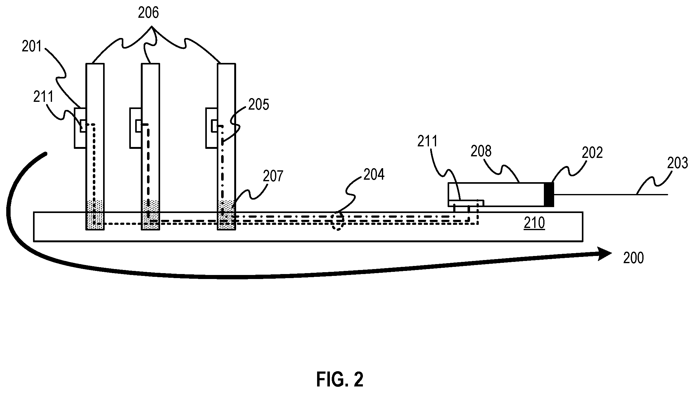 Patent US12332490 Figure 2 – Media adaptor for multimode waveguide interconnects
