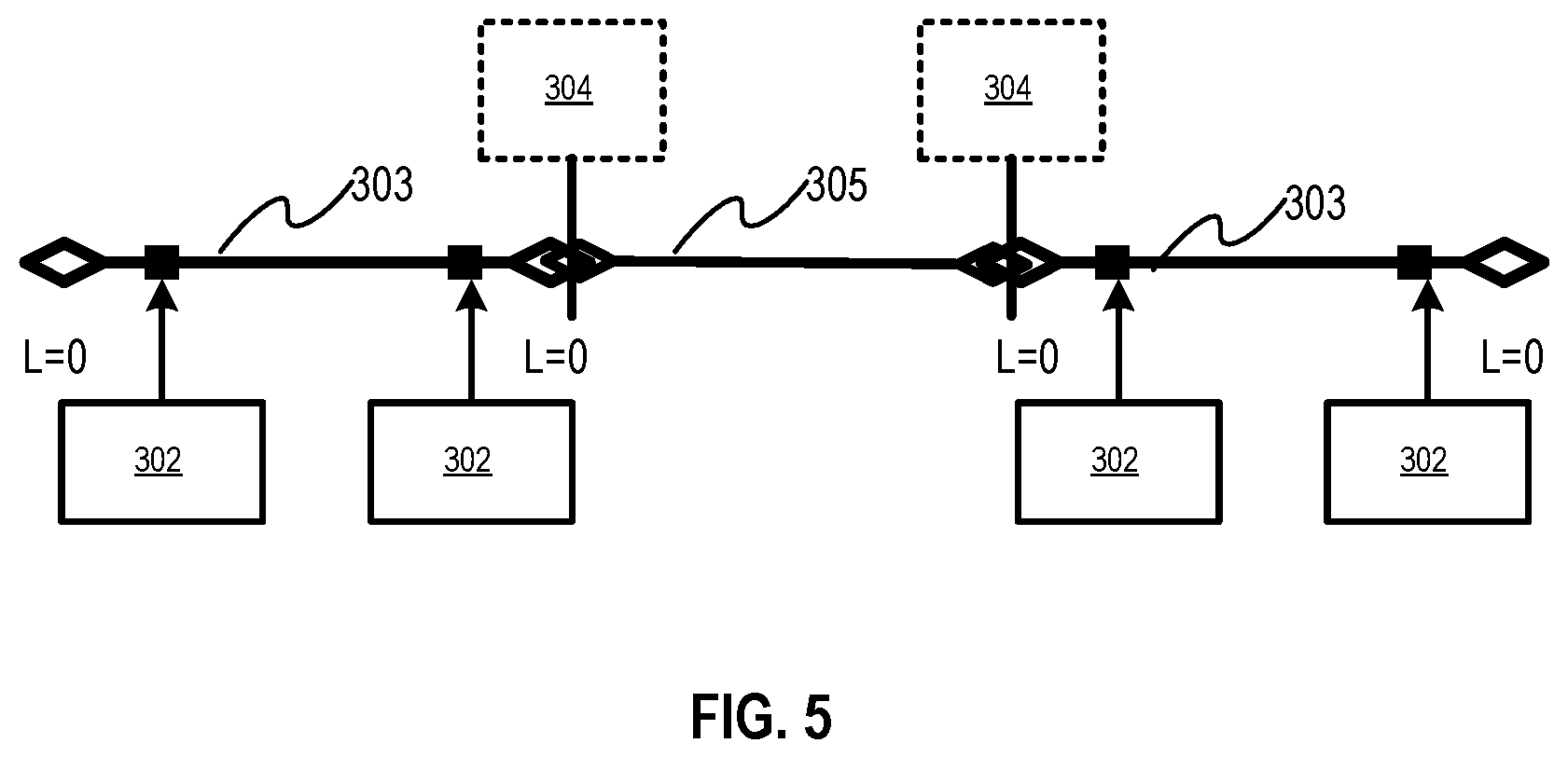 Patent US12332490 Figure 5 – Media adaptor for multimode waveguide interconnects