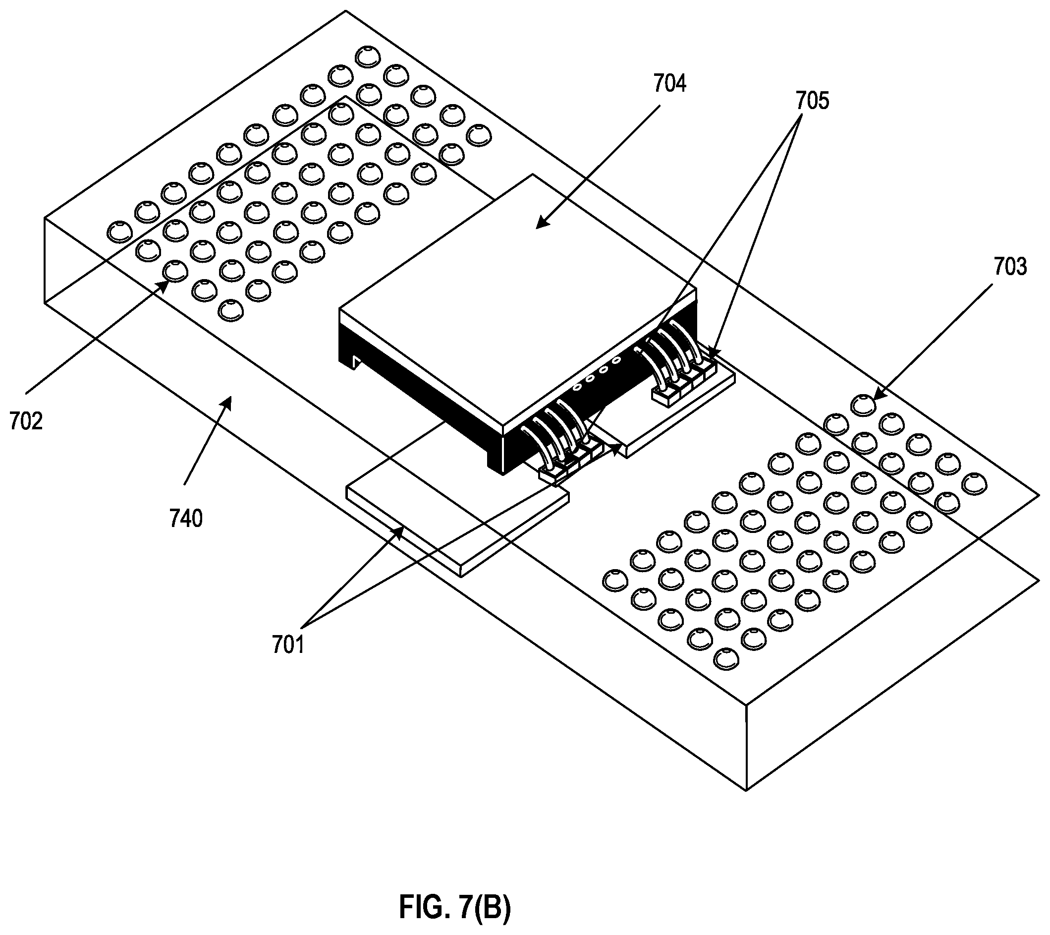 Patent US12332490 Figure 8 – Media adaptor for multimode waveguide interconnects
