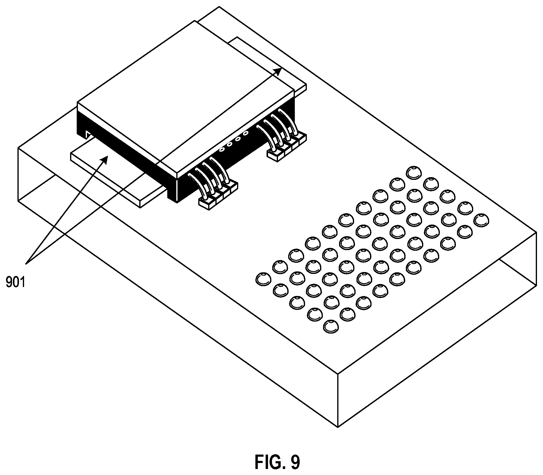 Patent US12332490 Figure 11 – Media adaptor for multimode waveguide interconnects