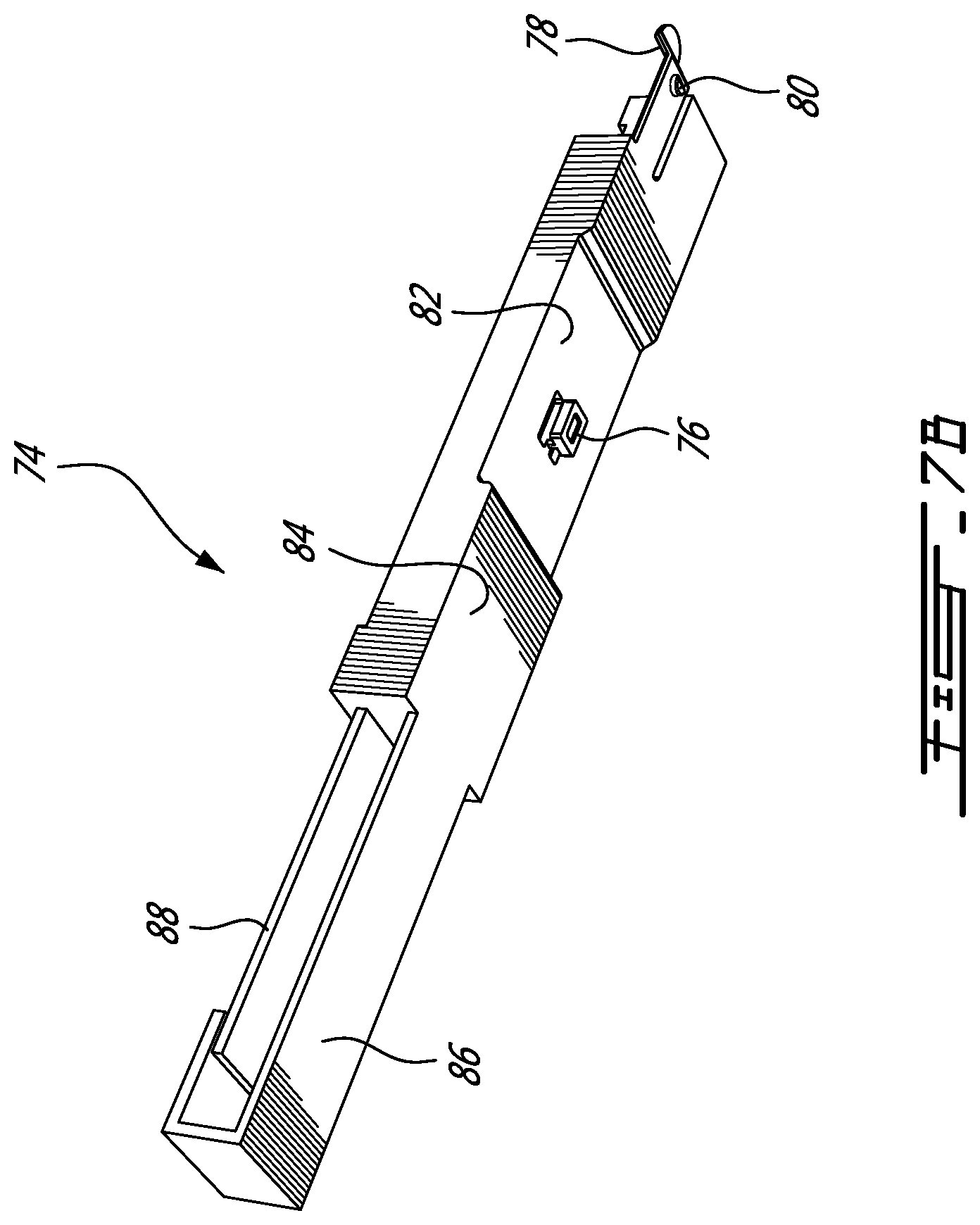 Patent US12332491 Figure 13 – Tray system for providing modular cassette configurations in a fiber optic management system