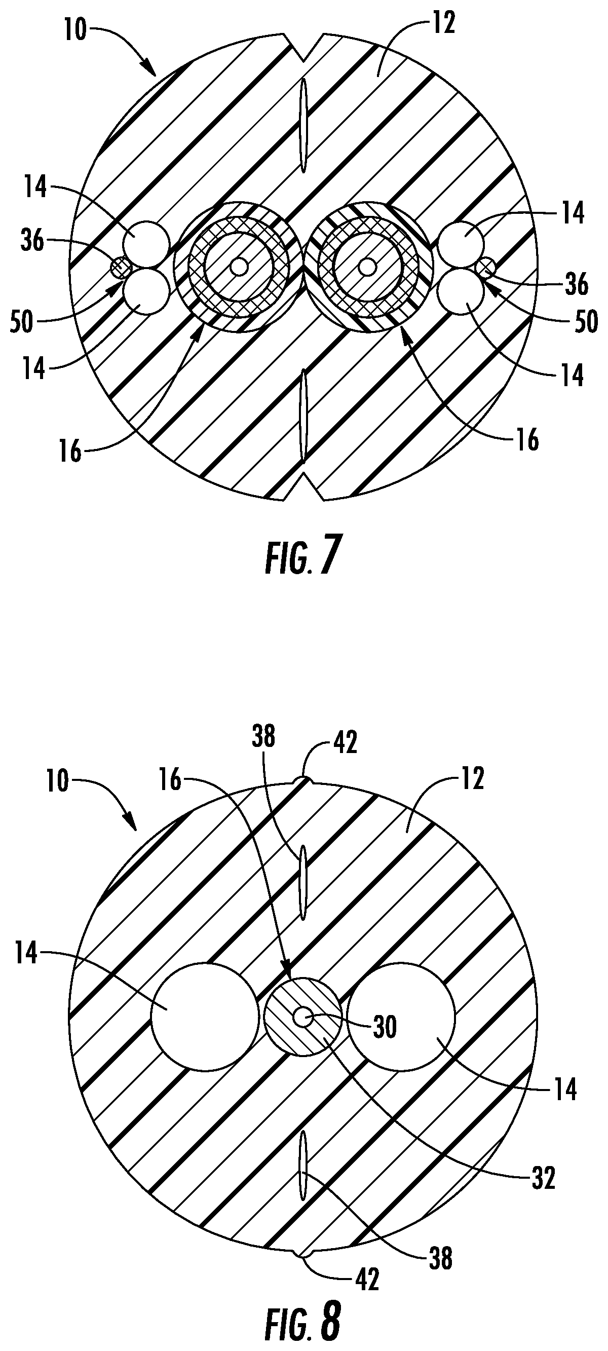 Patent US12332492 Figure 4 – Jetting optimized outdoor and indoor multi-function drop cable