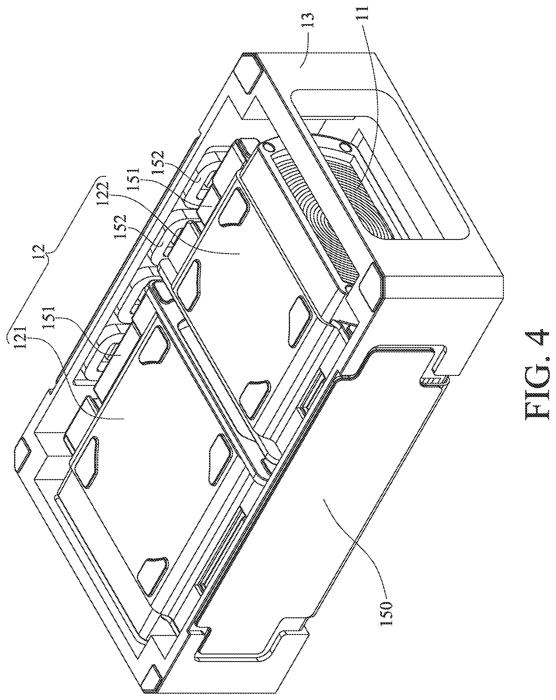 Patent US12332494 Figure 4 – Imaging lens driving module and electronic device