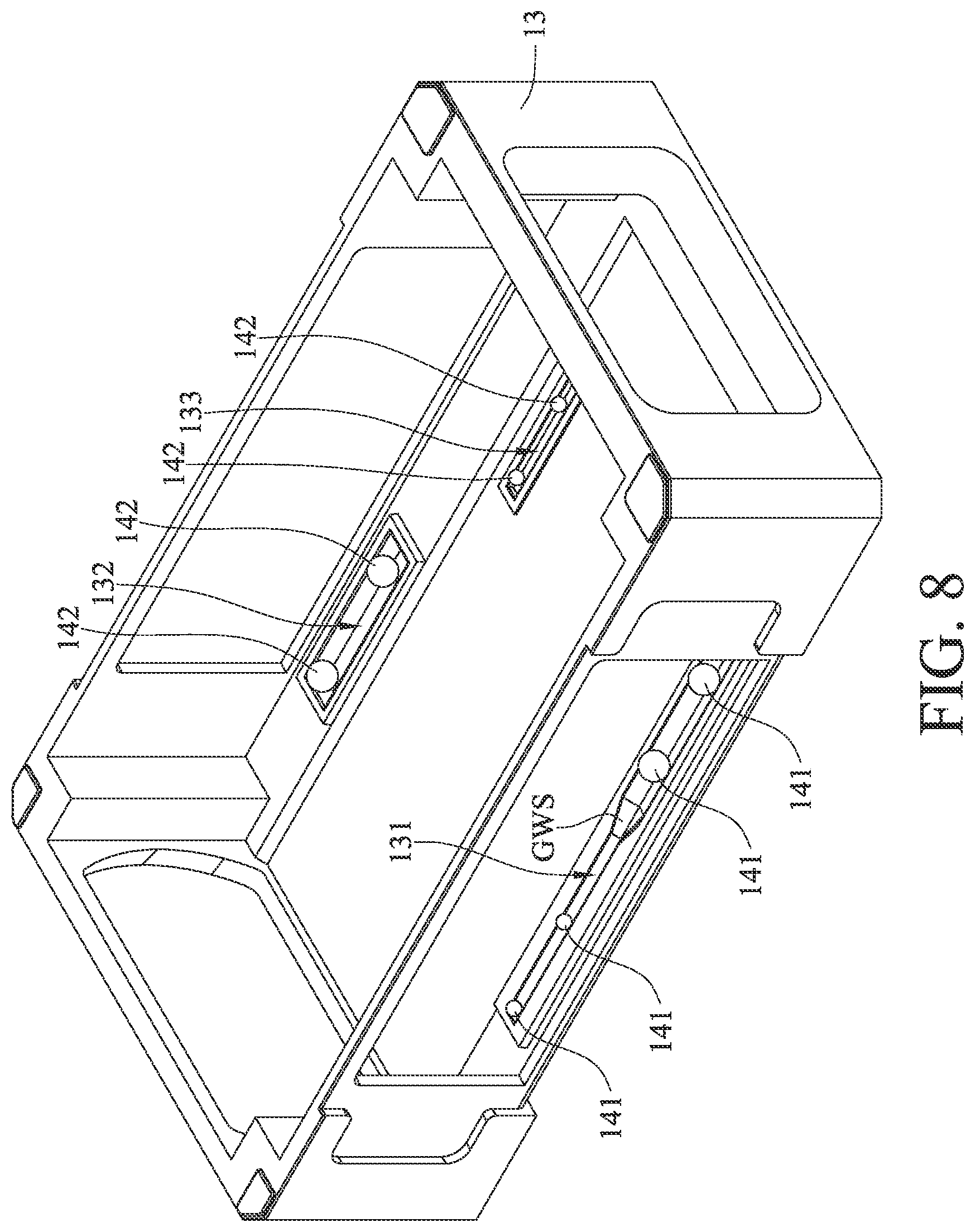 Patent US12332494 Figure 8 – Imaging lens driving module and electronic device
