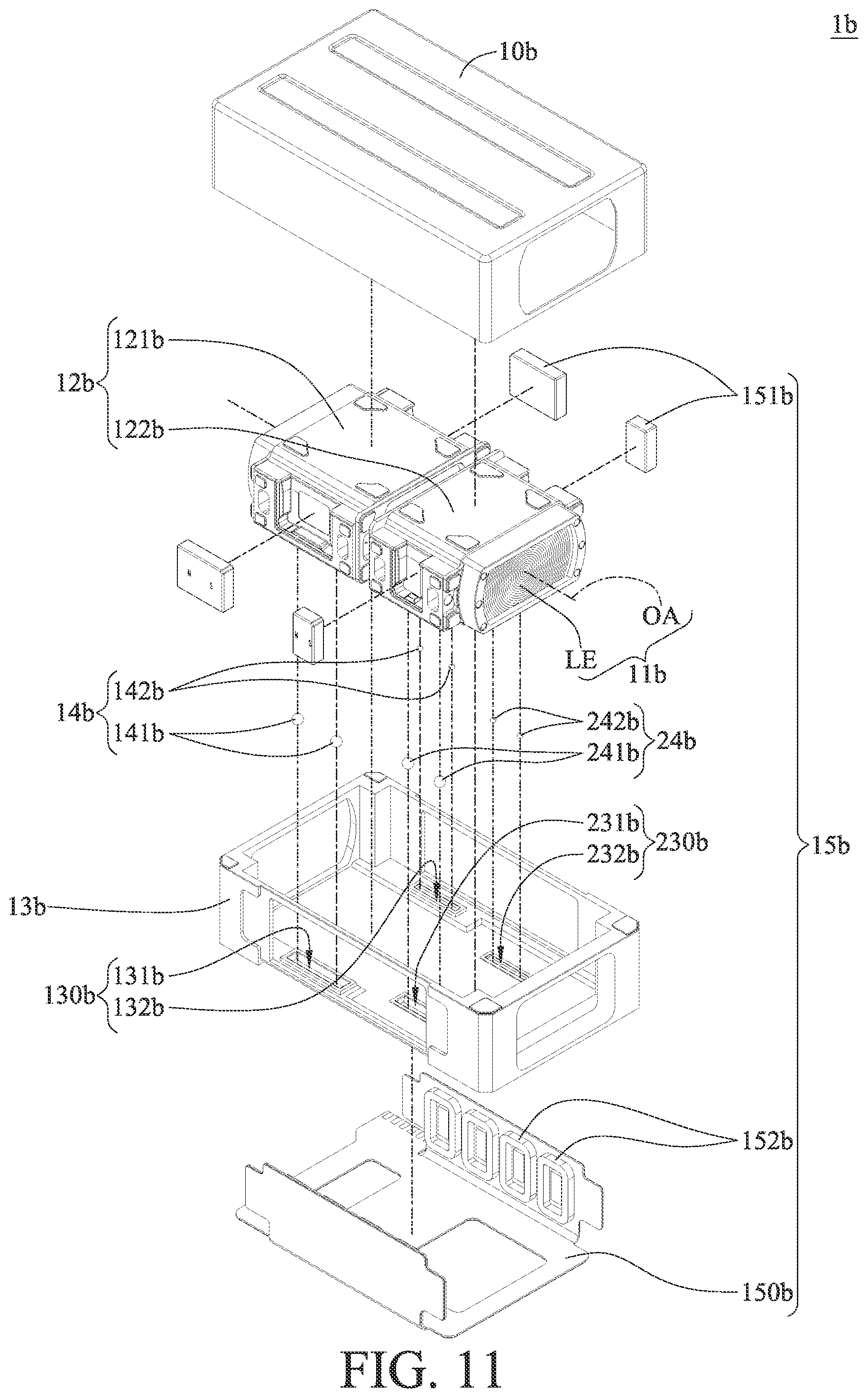 Patent US12332494 Figure 11 – Imaging lens driving module and electronic device