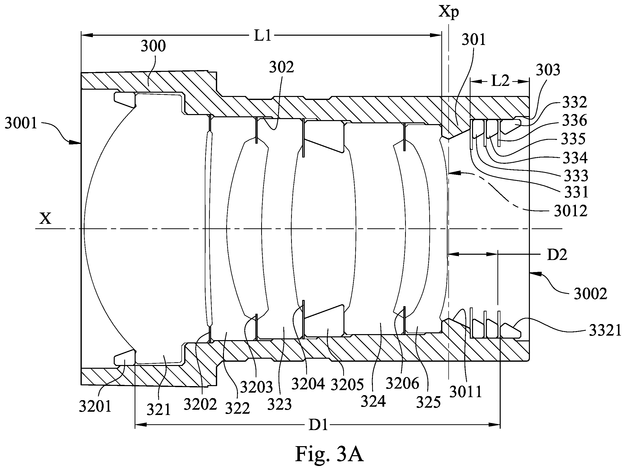 Patent US12332495 Figure 11 – Imaging lens module and electronic device