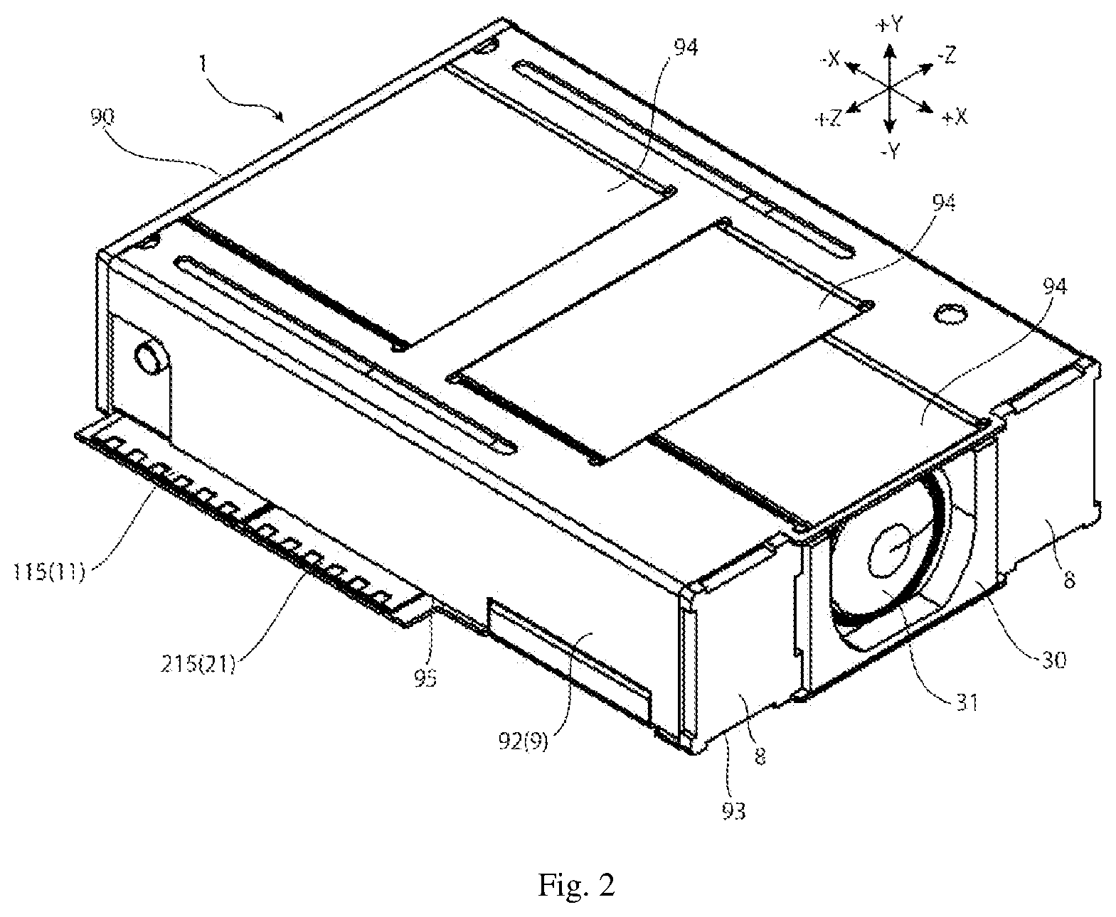 Patent US12332496 Figure 2 – Lens driving device, camera device and electronic apparatus