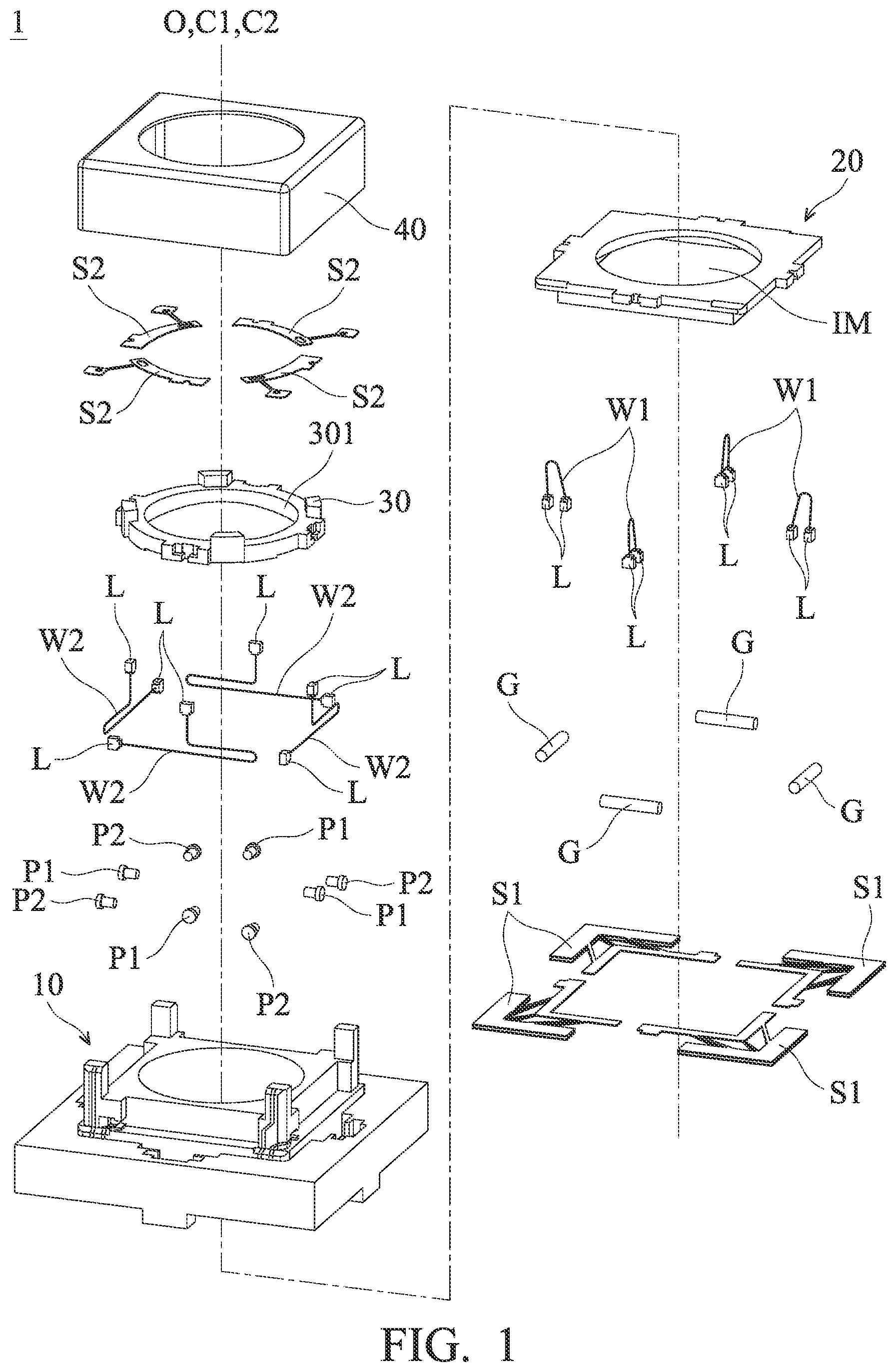 Patent US12332497 Figure 1 – Camera module and method for controlling the same