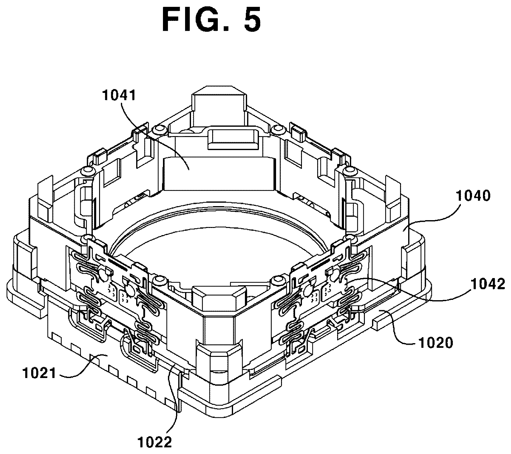 Patent US12332498 Figure 5 – Lens driving device, camera module and optical apparatus