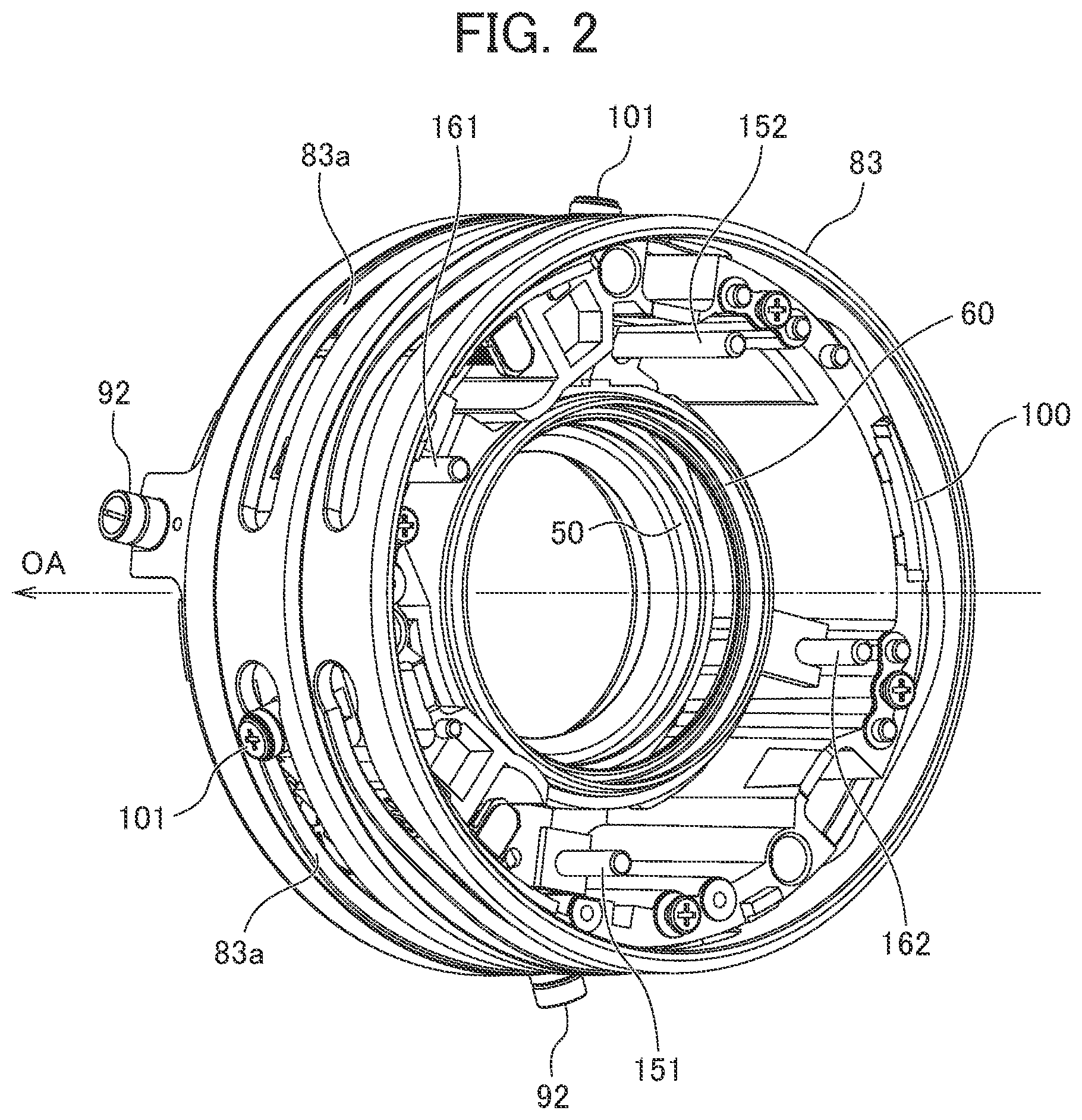 Patent US12332499 Figure 2 – Lens barrel and imaging device