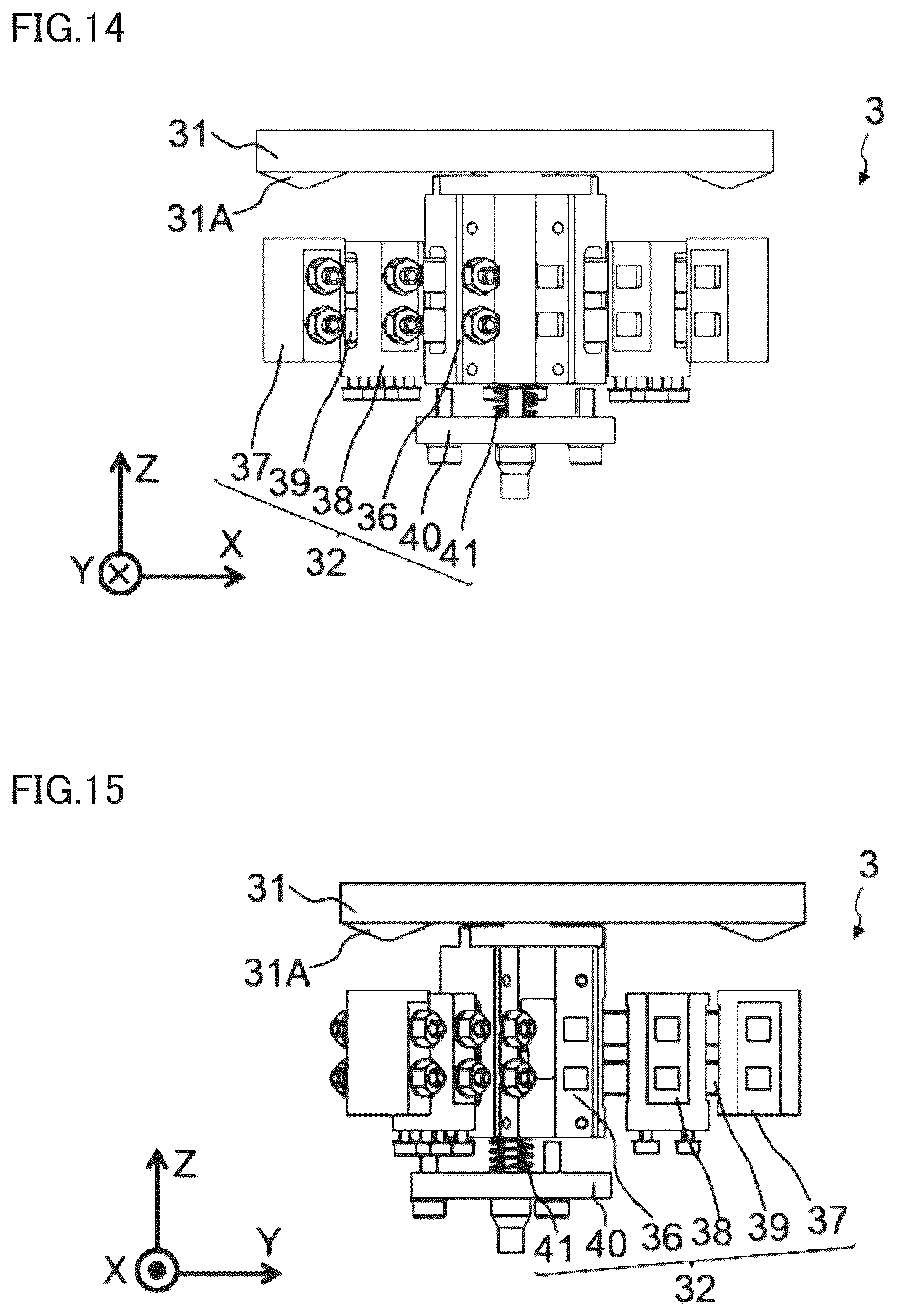 Patent US12332500 Figure 8 – Locking device, gimbal mechanism, and telescope device