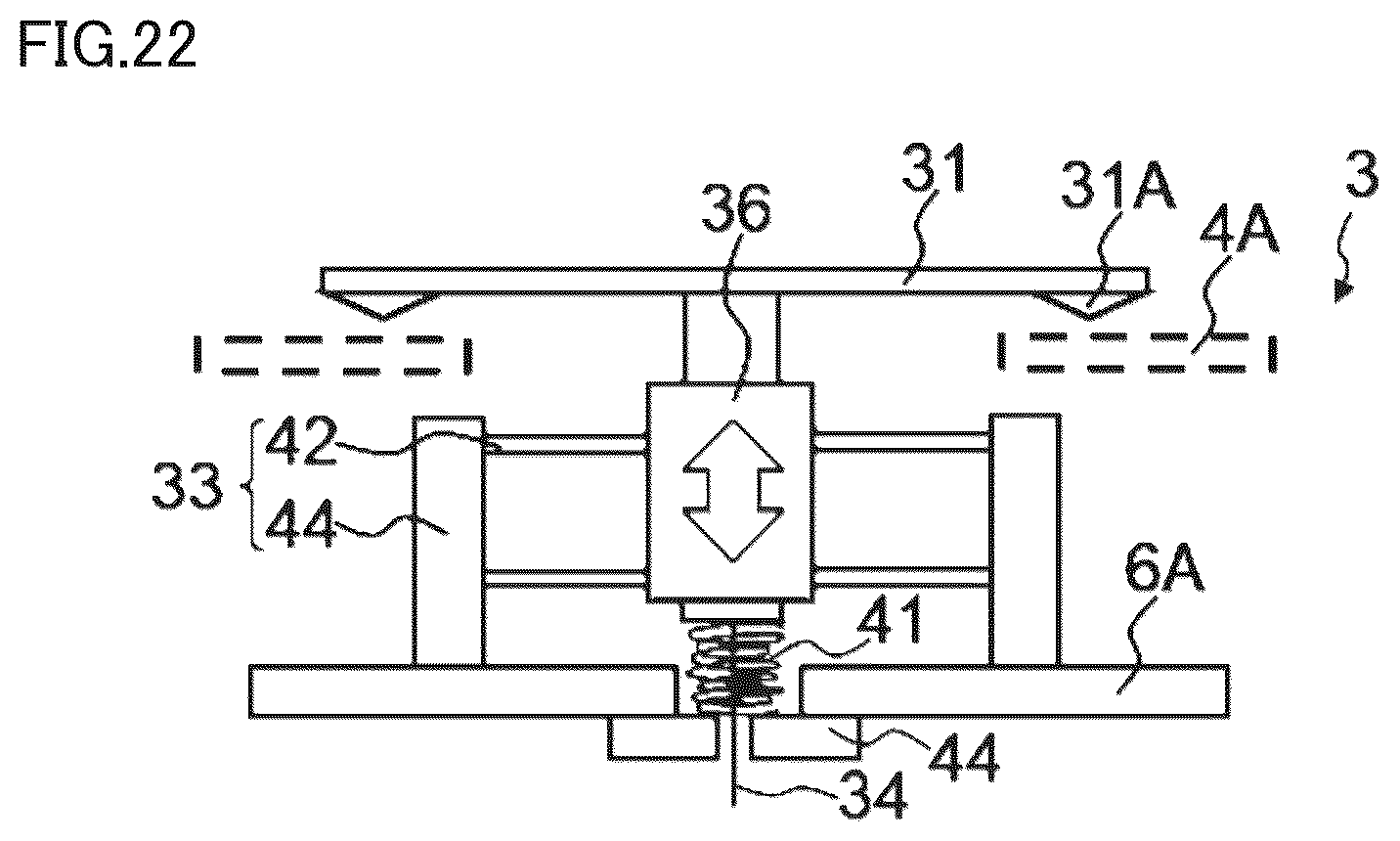 Patent US12332500 Figure 12 – Locking device, gimbal mechanism, and telescope device