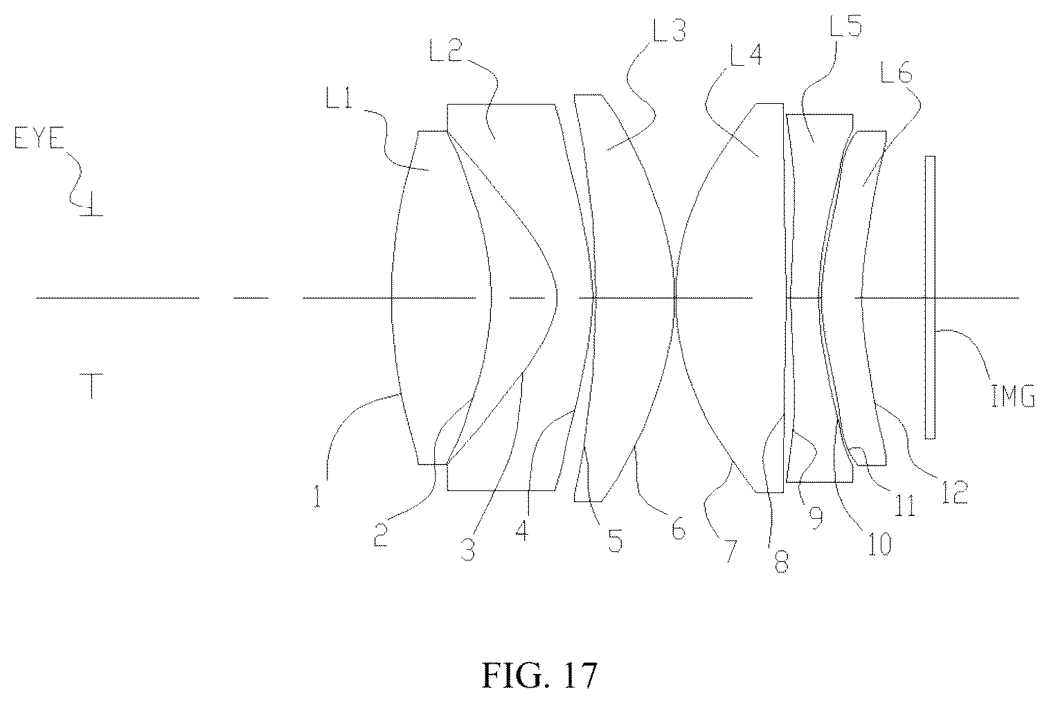 Patent US12332501 Figure 17 – Eyepiece optical system and head-mounted display device