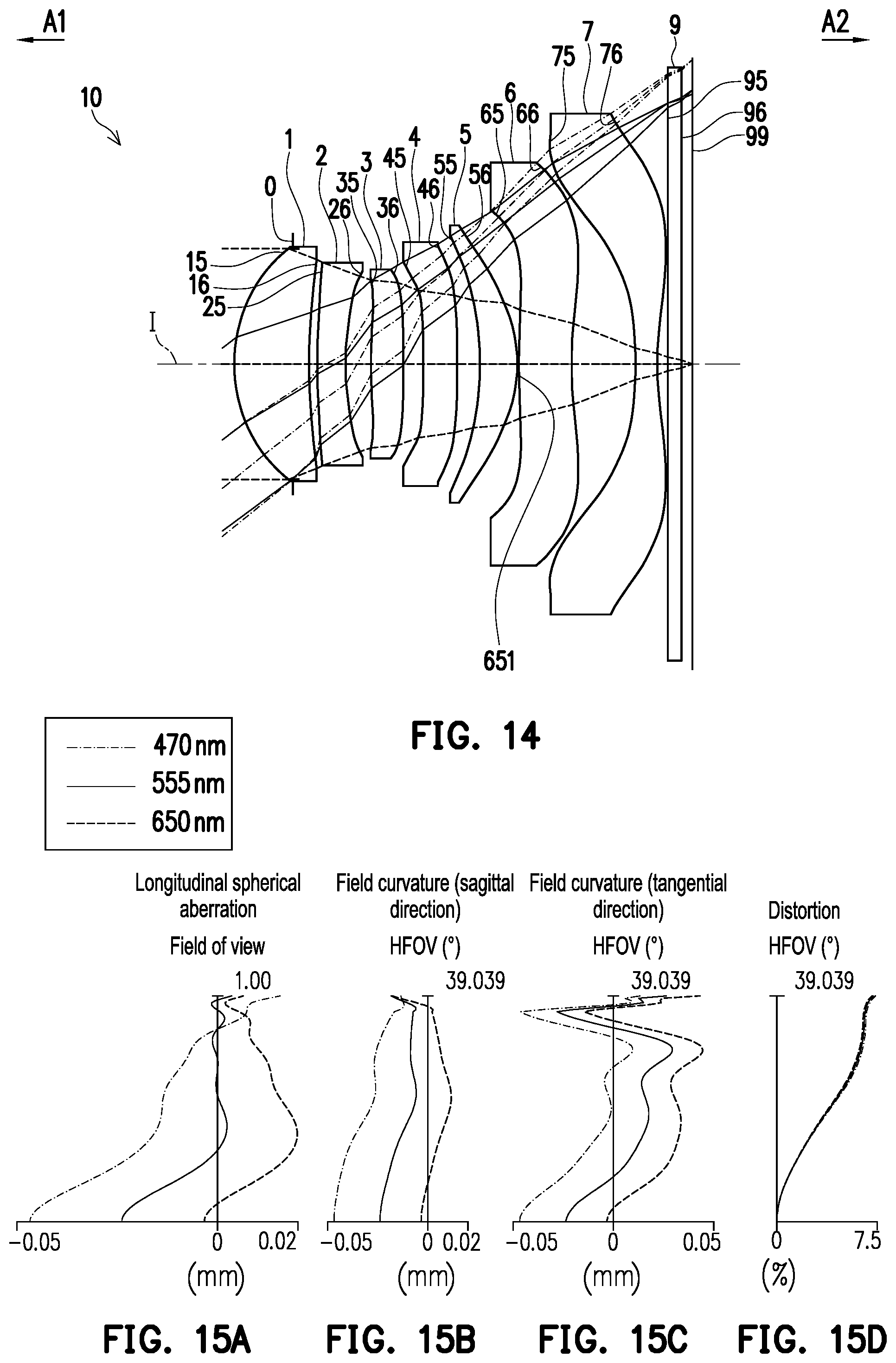 Patent US12332502 Figure 9 – Optical imaging lens