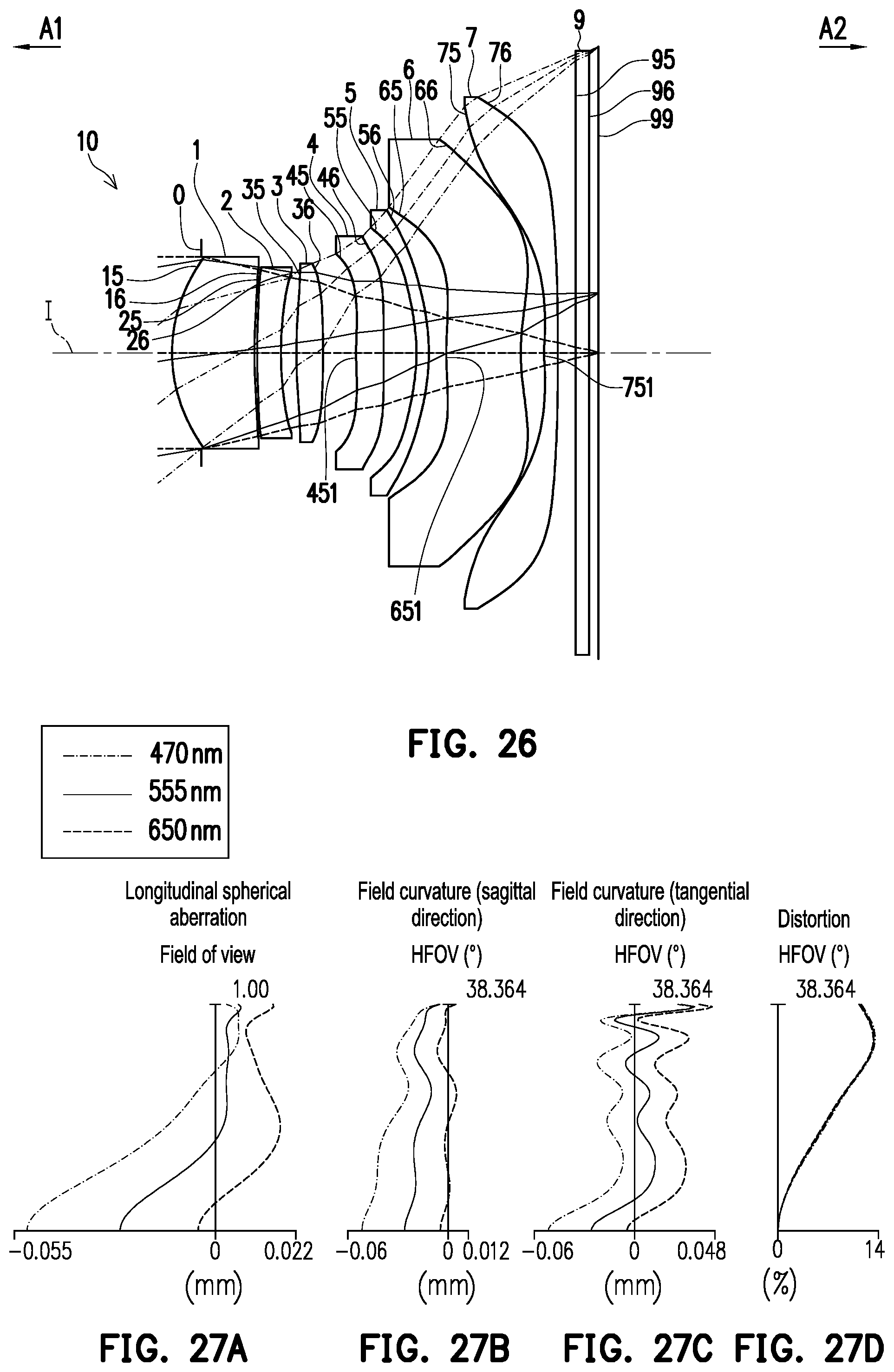 Patent US12332502 Figure 18 – Optical imaging lens