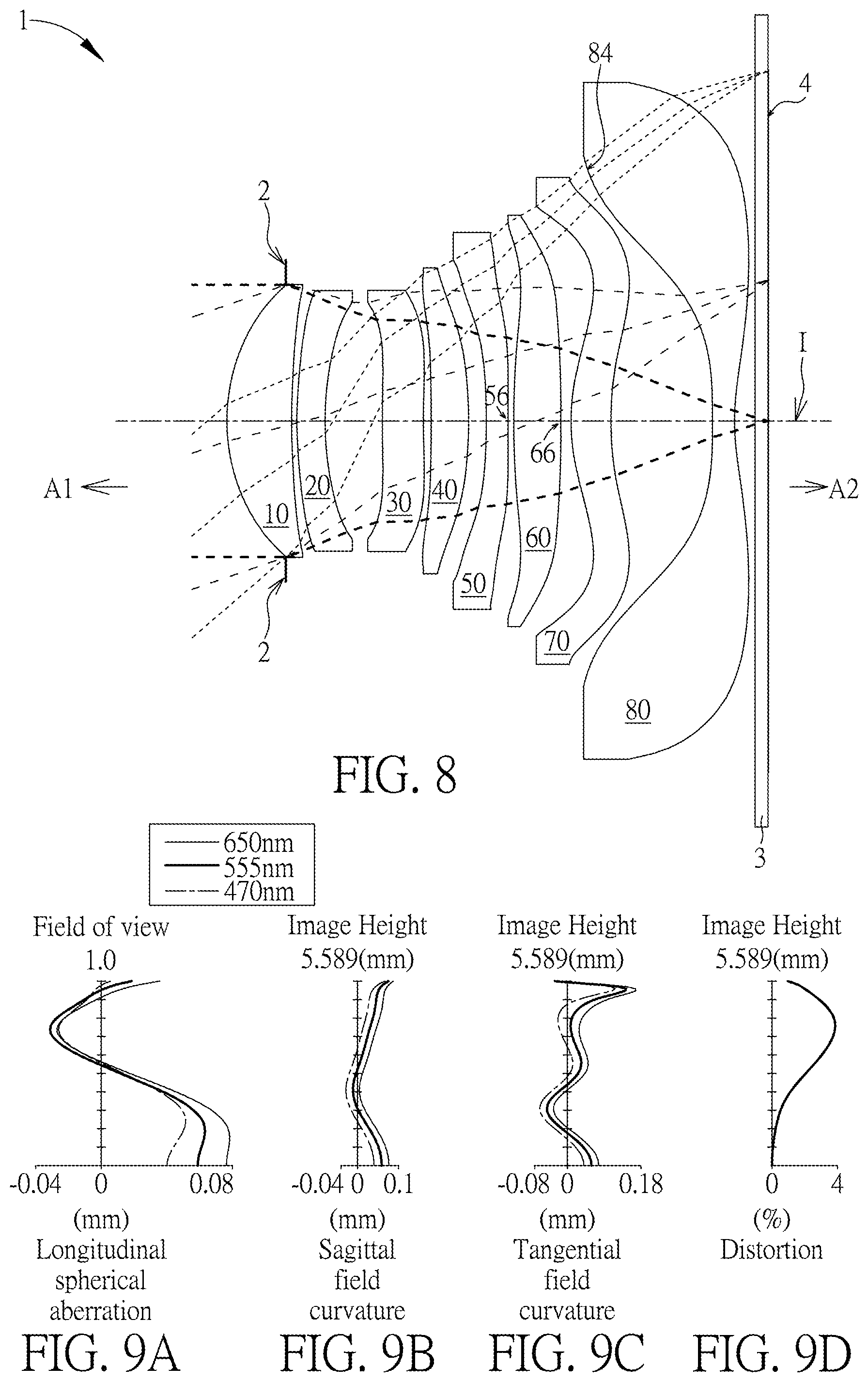 Patent US12332503 Figure 4 – Optical imaging lens