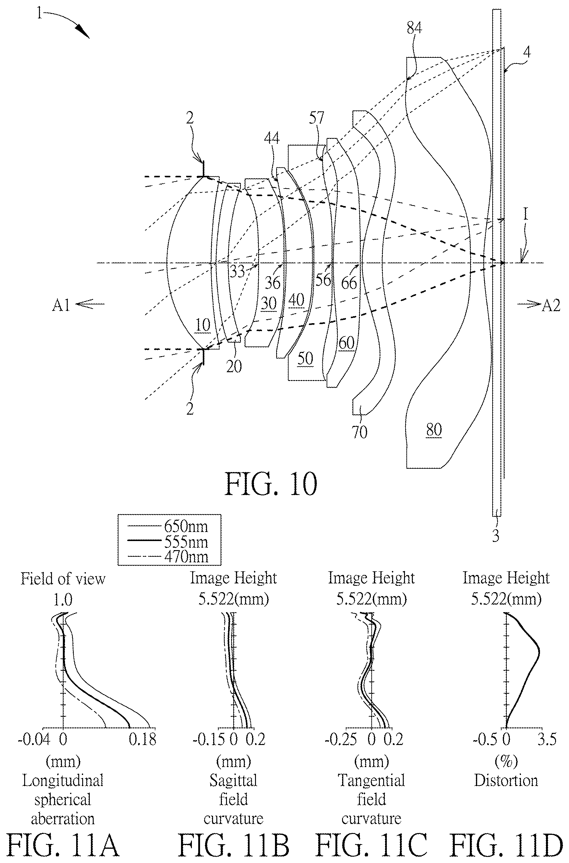 Patent US12332503 Figure 5 – Optical imaging lens