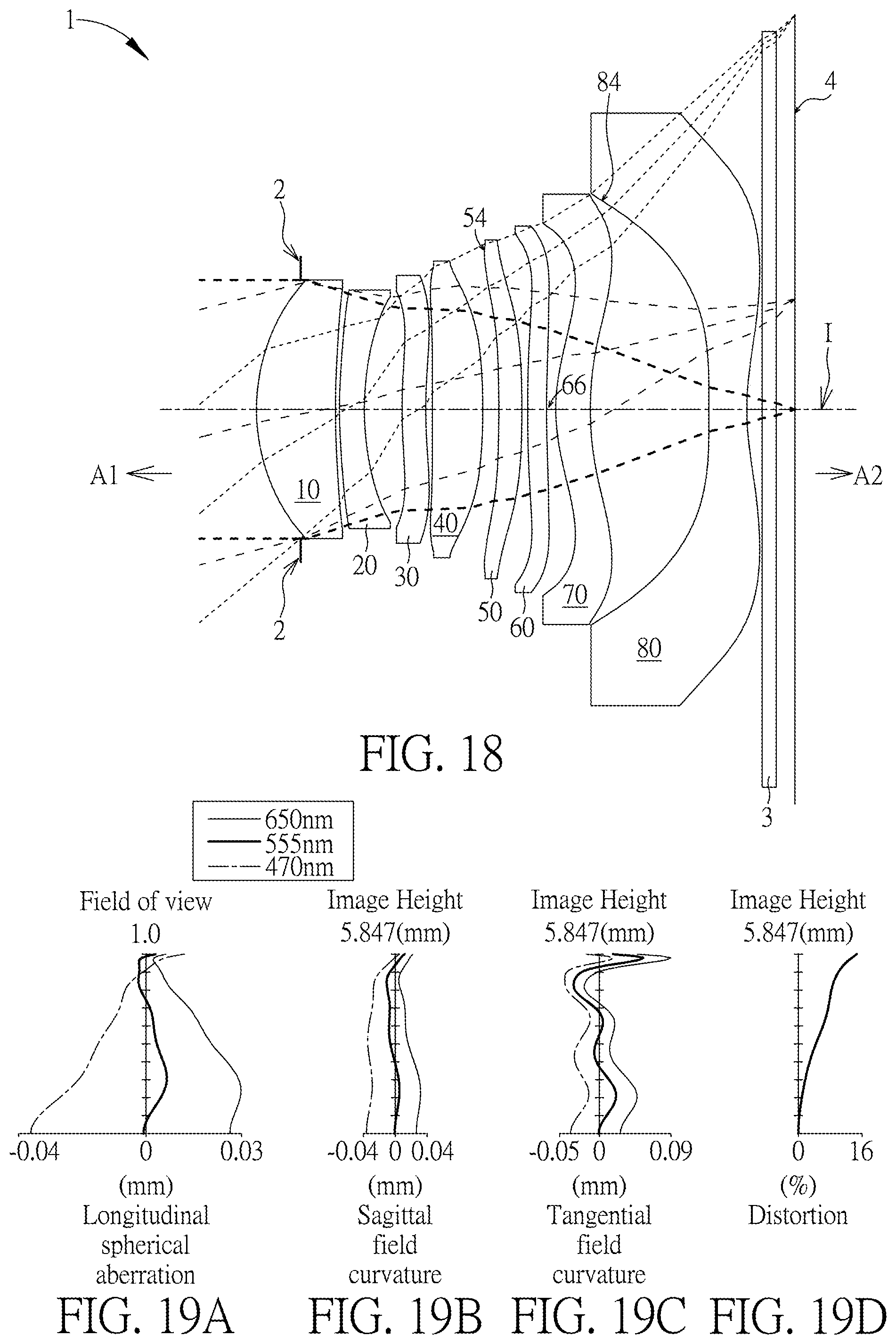 Patent US12332503 Figure 9 – Optical imaging lens