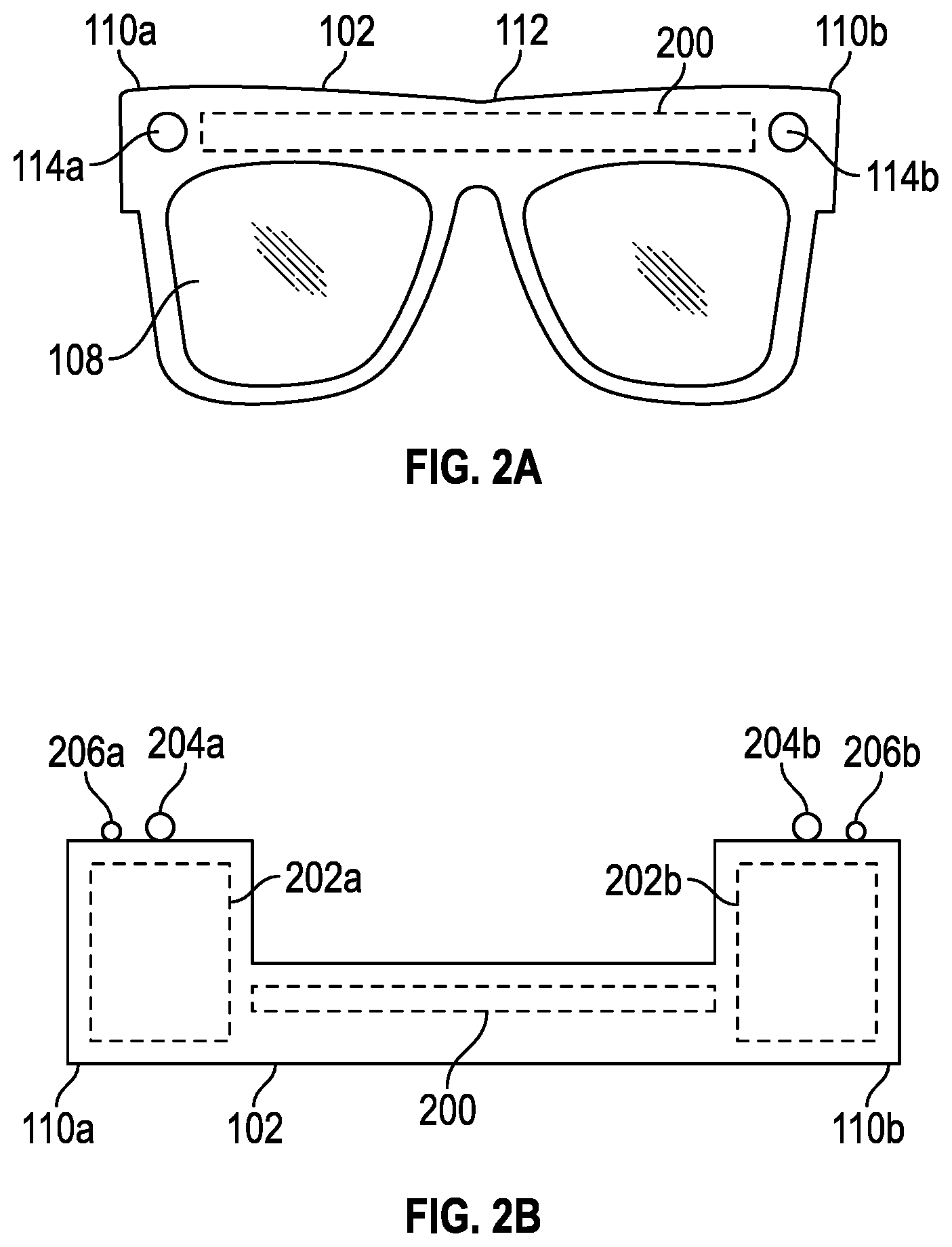 Patent US12332505 Figure 2 – Eyewear tether with battery