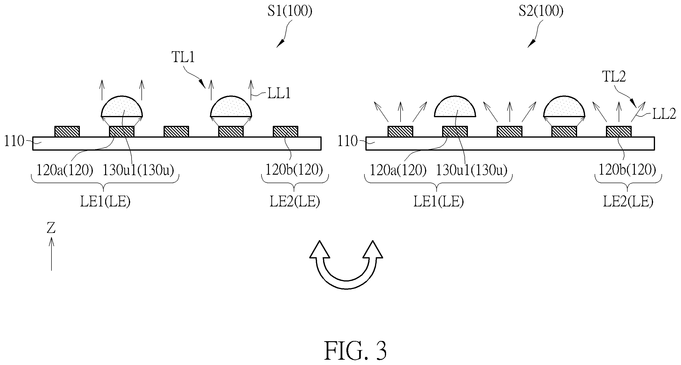 Patent US12332516 Figure 3 – Electronic device
