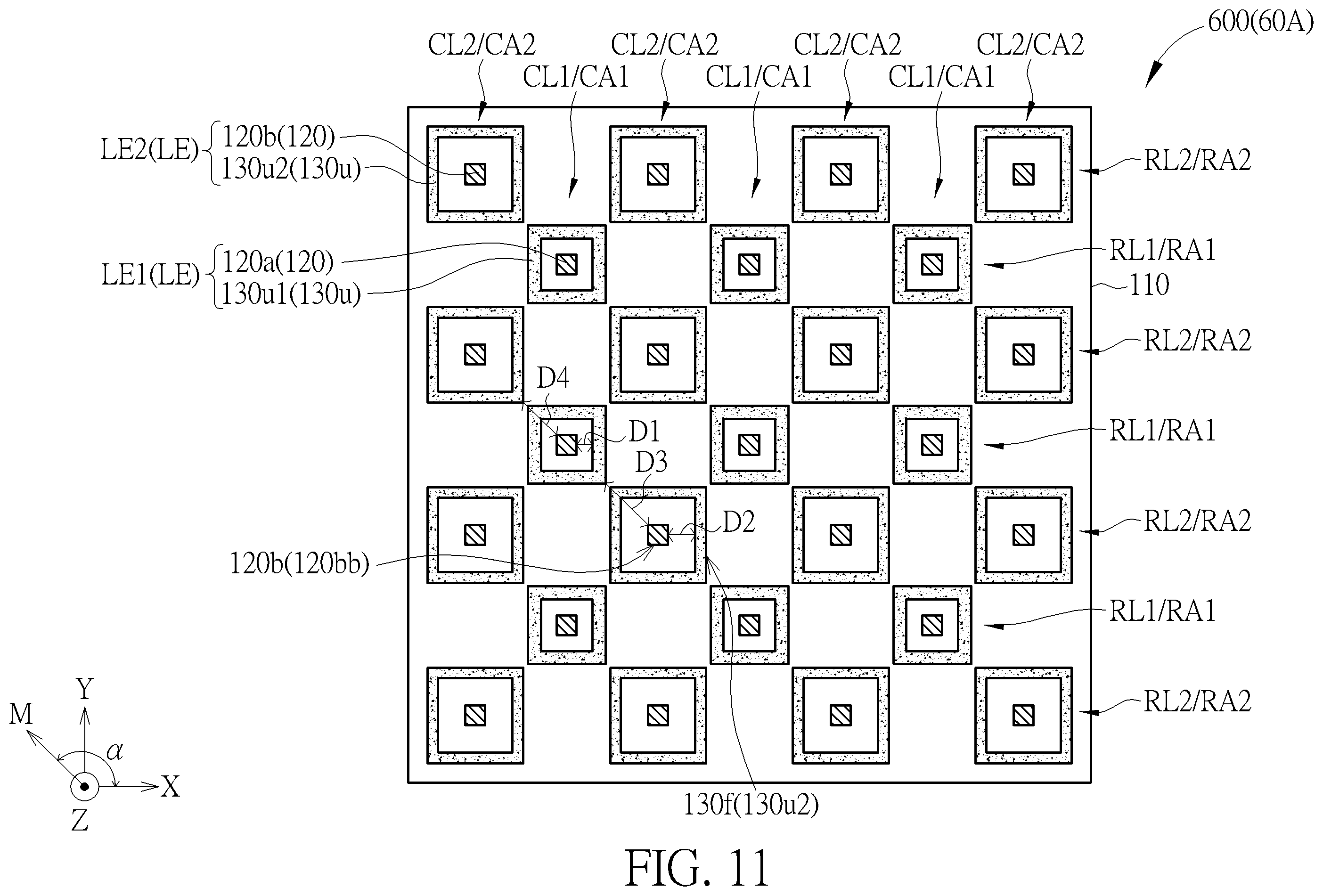Patent US12332516 Figure 11 – Electronic device
