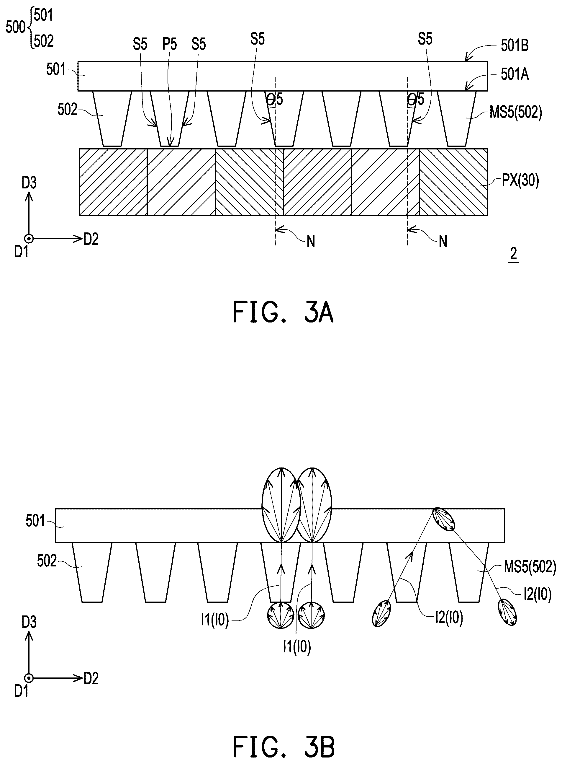 Patent US12332517 Figure 5 – Optical film set and display device