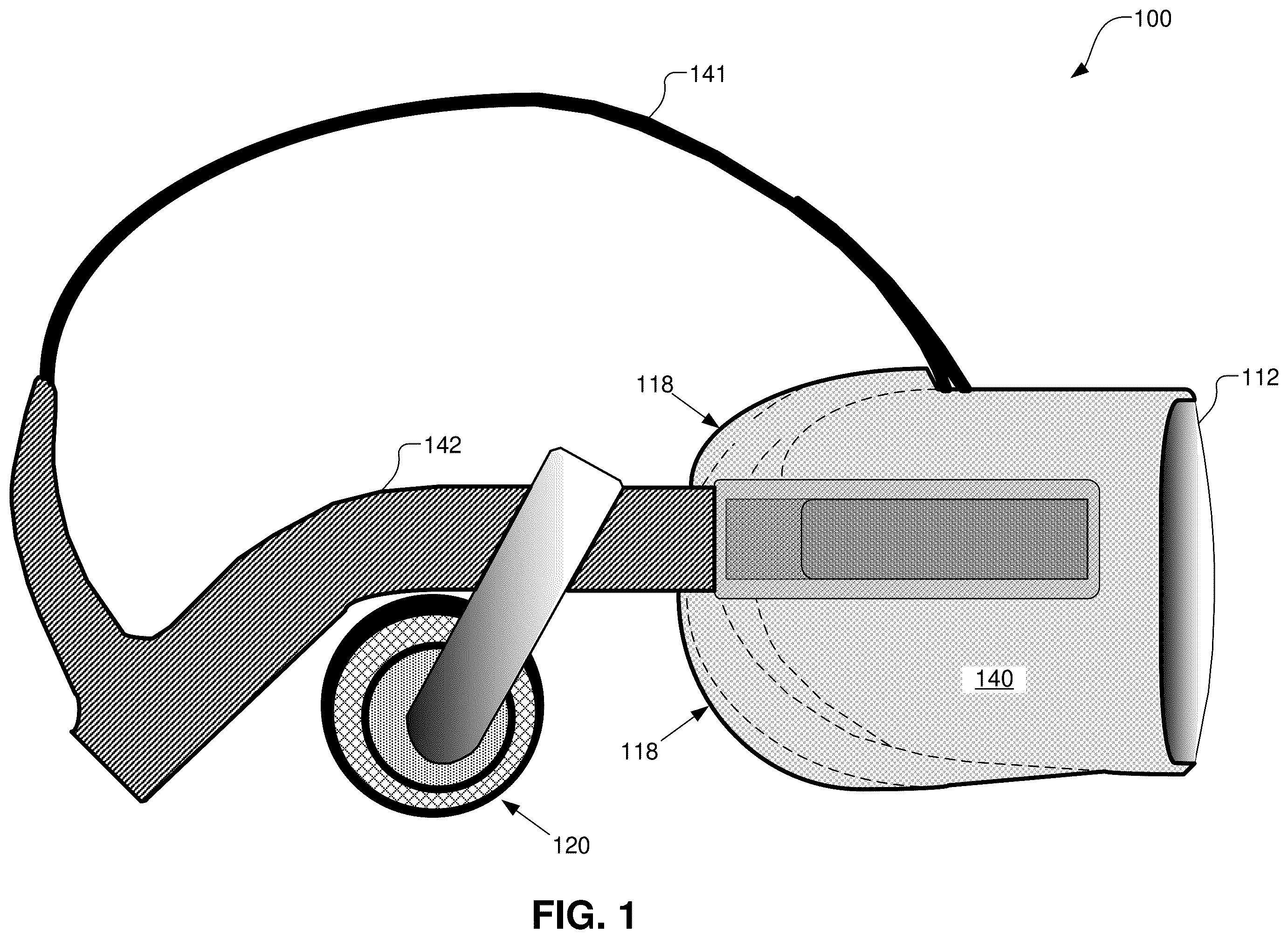 Patent US12332519 Figure 1 – Backlight unit and color filter on array configuration for a liquid crystal display