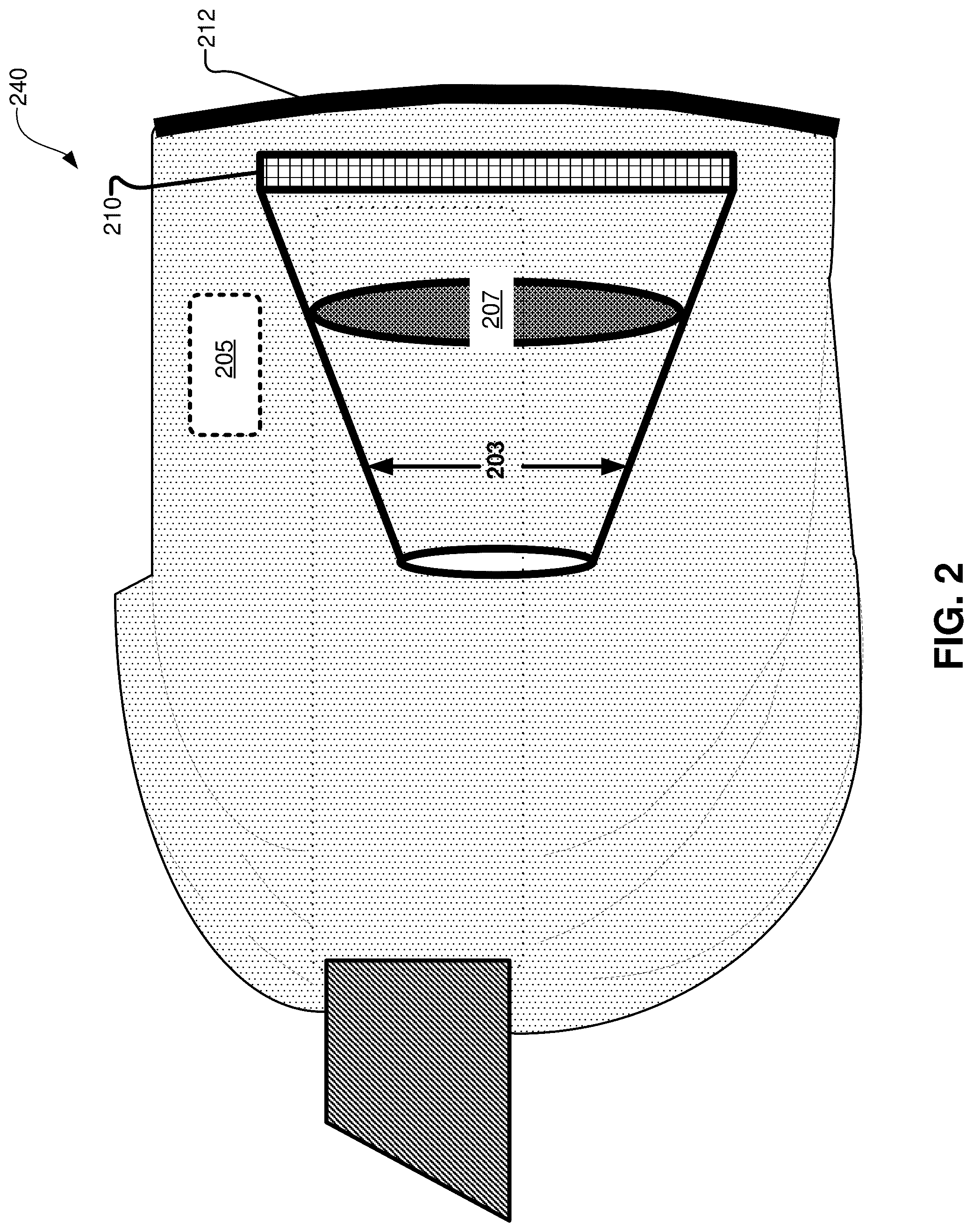 Patent US12332519 Figure 2 – Backlight unit and color filter on array configuration for a liquid crystal display