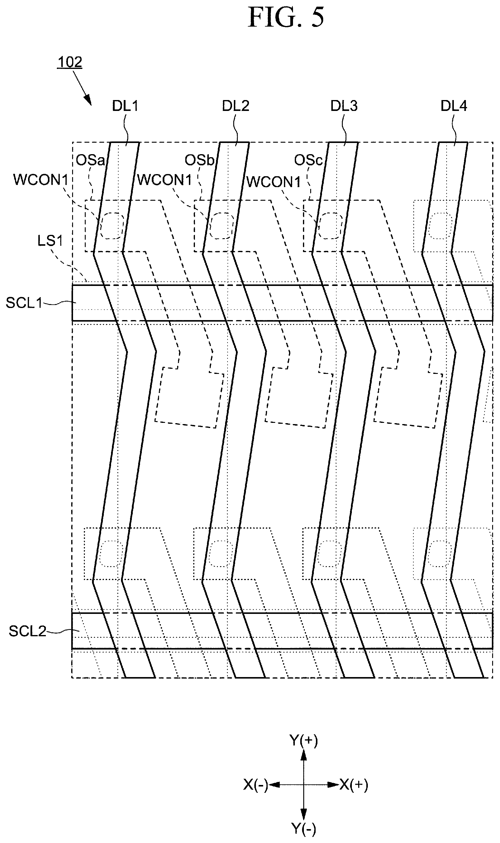 Patent US12332522 Figure 5 – Liquid crystal display device