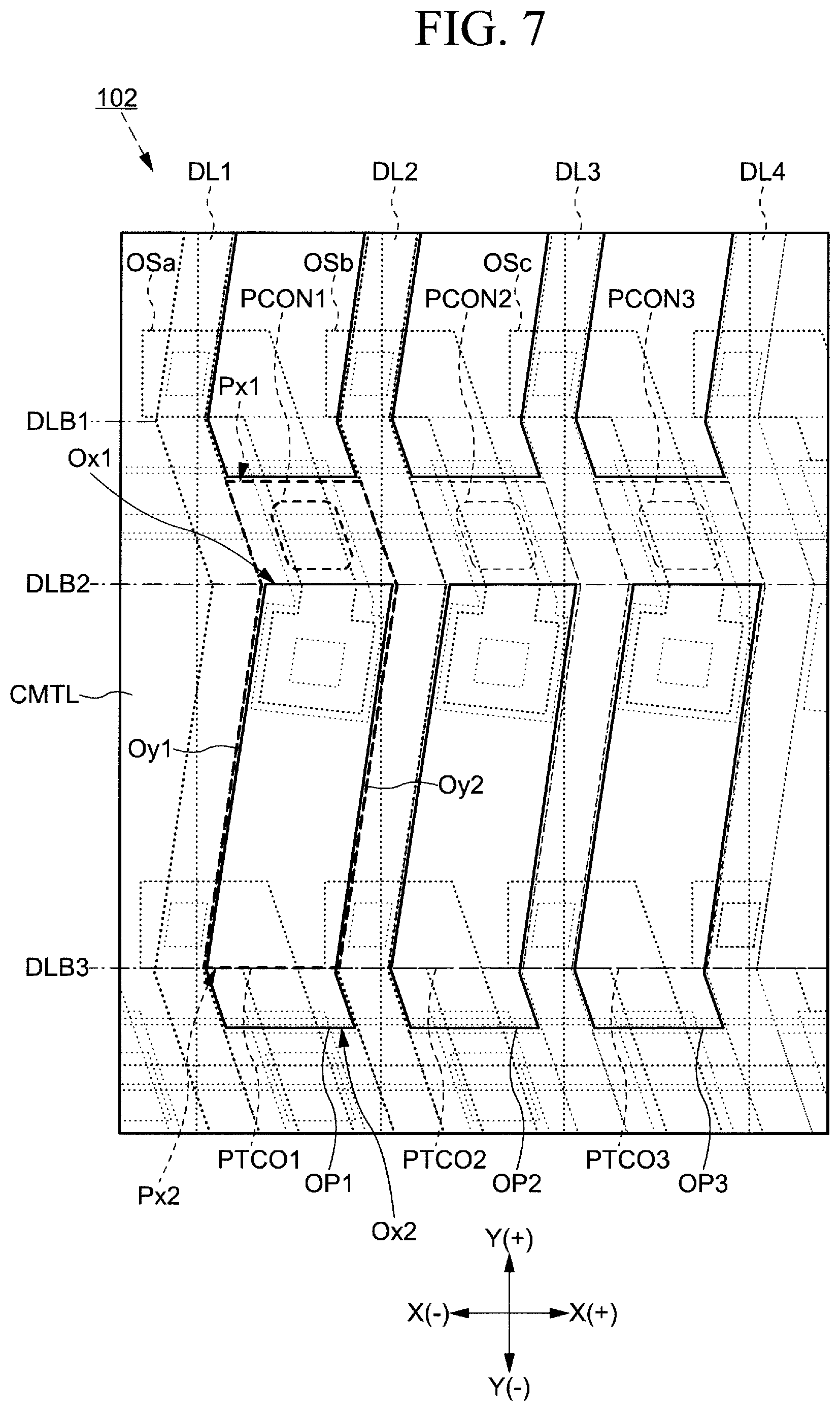 Patent US12332522 Figure 7 – Liquid crystal display device