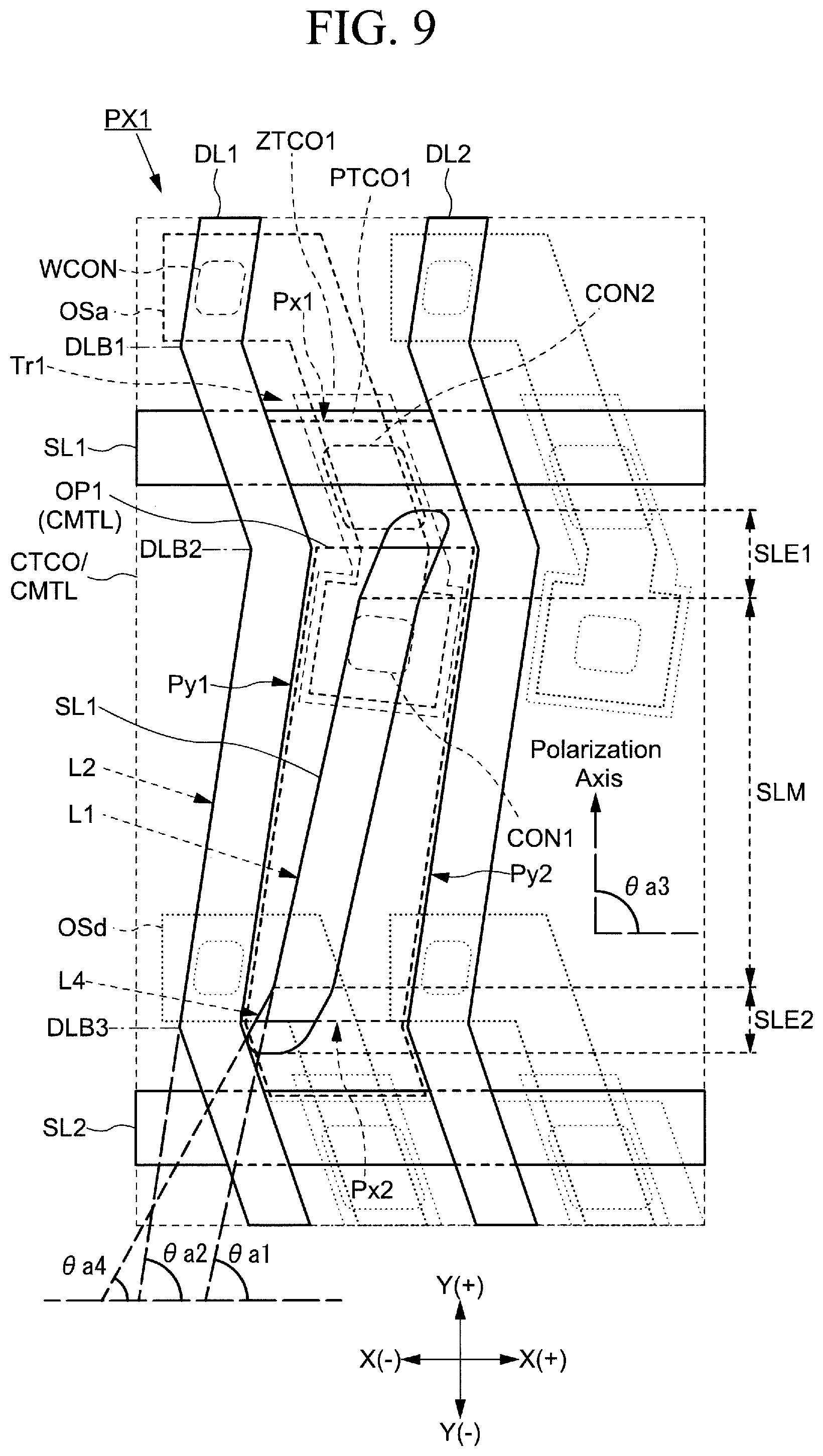 Patent US12332522 Figure 9 – Liquid crystal display device