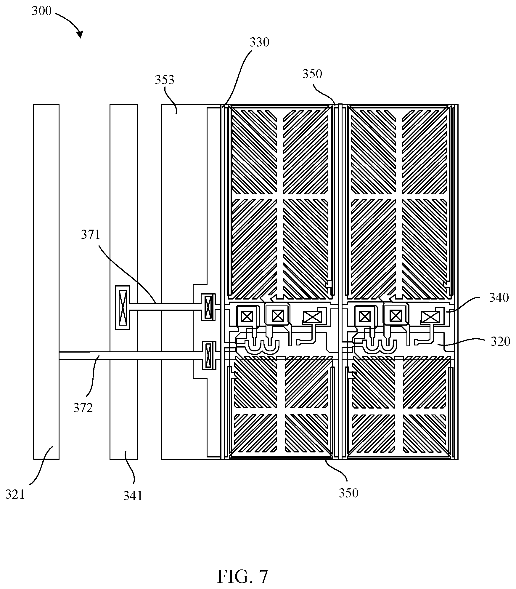Patent US12332525 Figure 5 – Array substrate and display panel