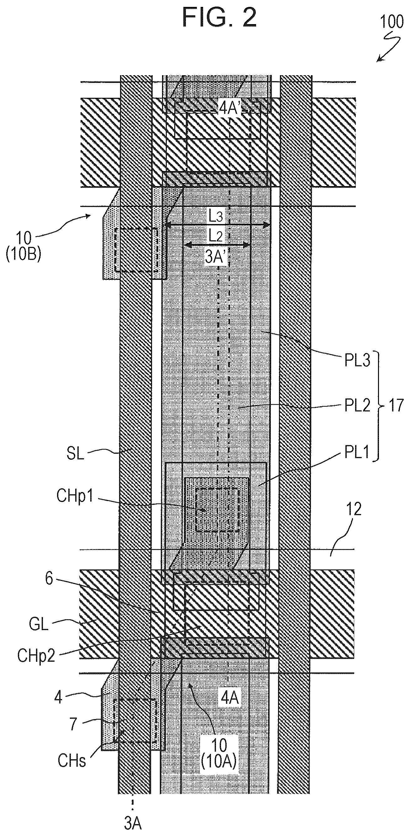 Patent US12332529 Figure 2 – Active matrix substrate and liquid crystal display apparatus