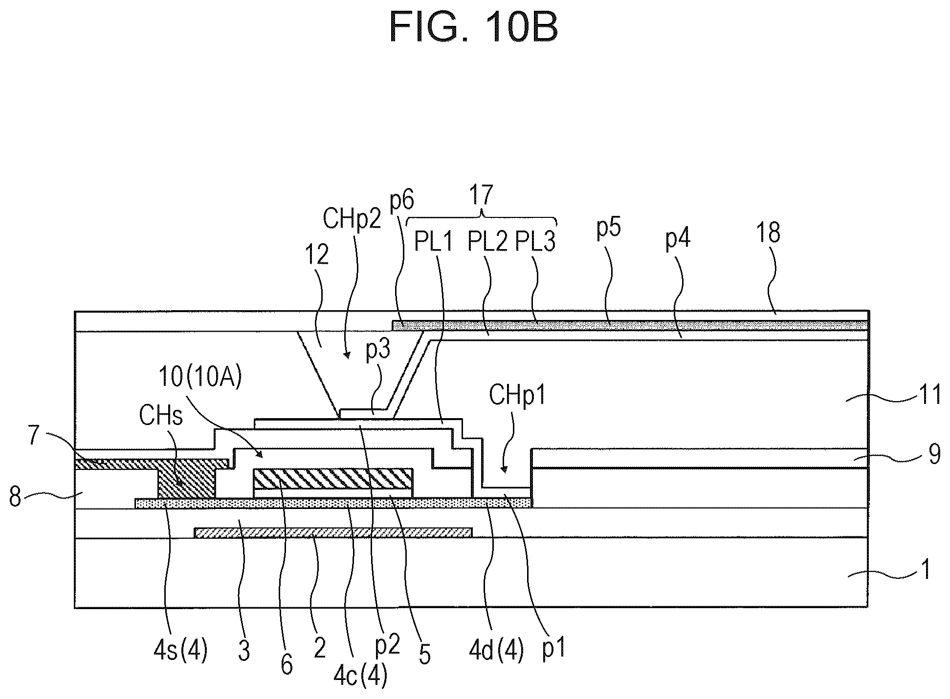 Patent US12332529 Figure 8 – Active matrix substrate and liquid crystal display apparatus
