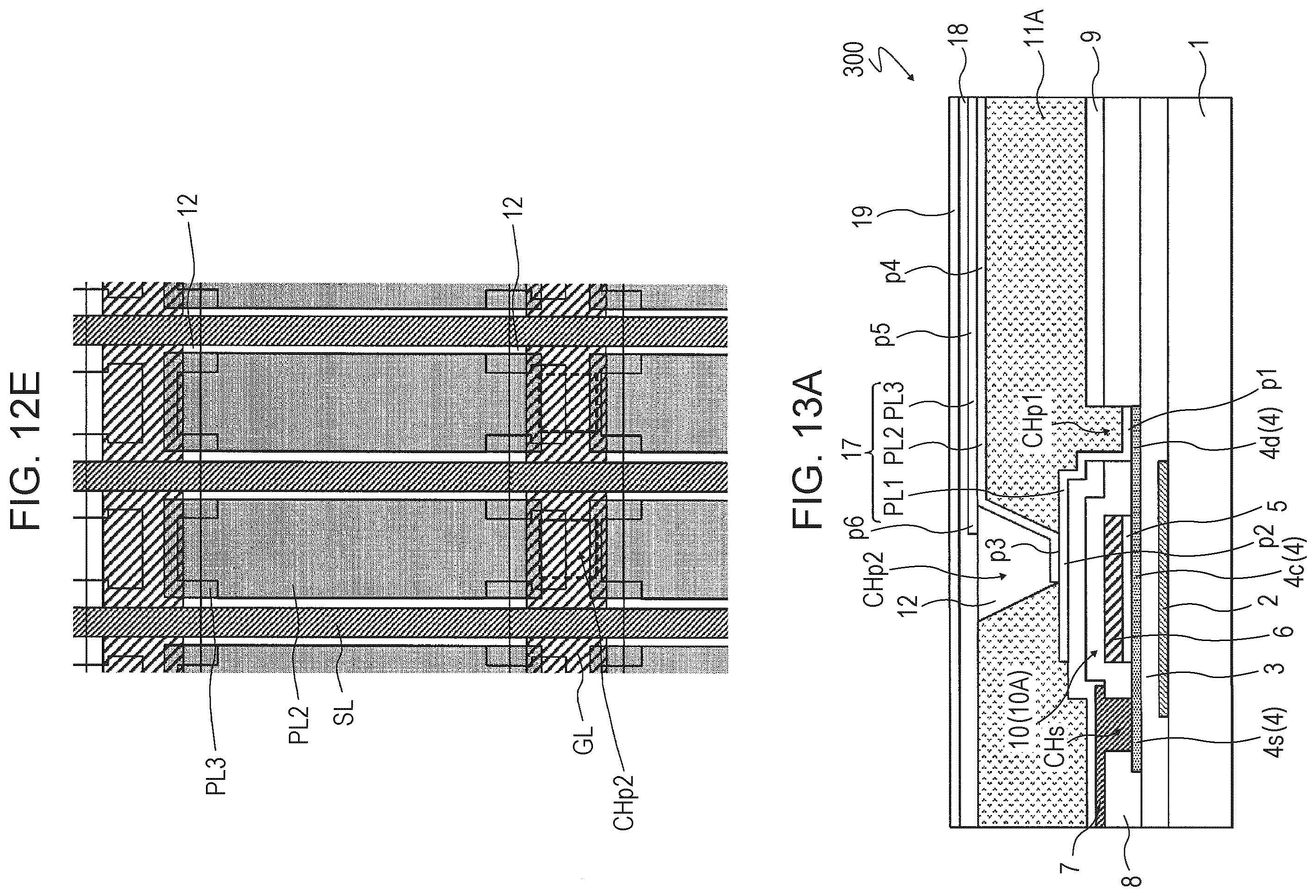 Patent US12332529 Figure 12 – Active matrix substrate and liquid crystal display apparatus