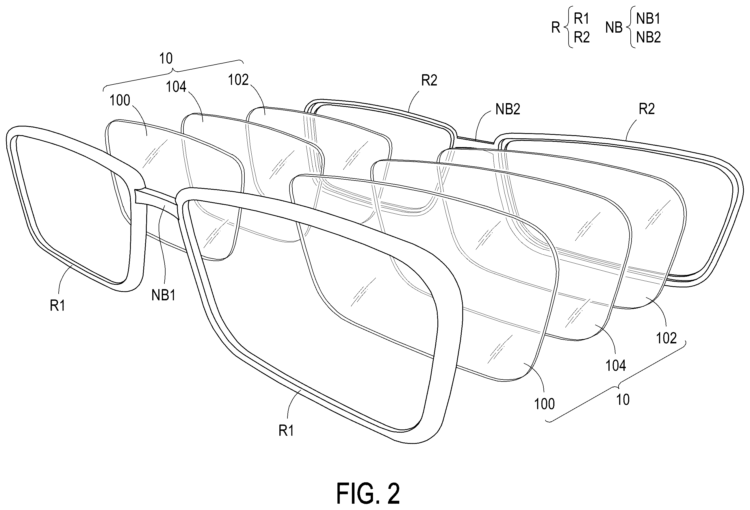 Patent US12332537 Figure 2 – Electronic device