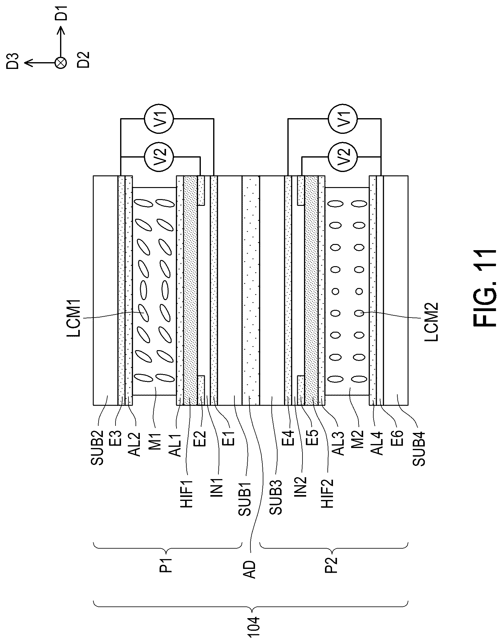 Patent US12332537 Figure 12 – Electronic device