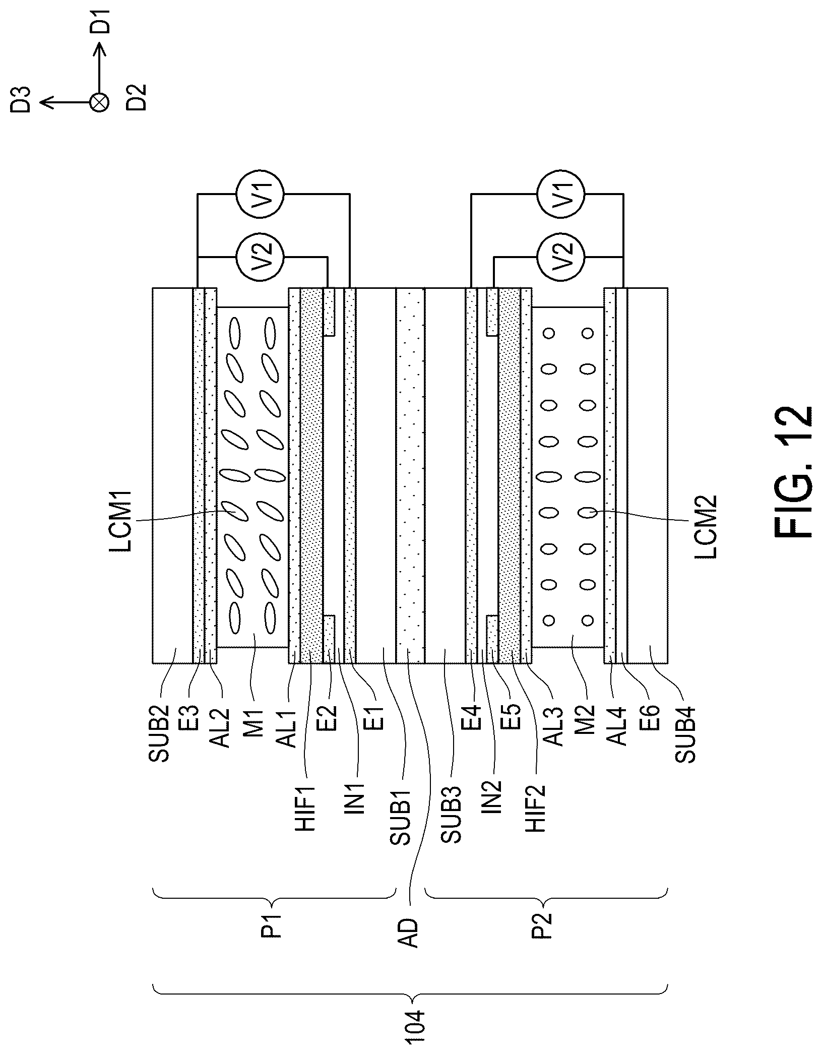 Patent US12332537 Figure 13 – Electronic device